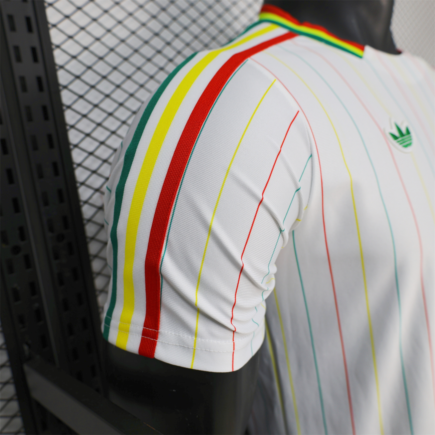 AlphaJersey-Senegal 2026 Terrace Icon Retro Casual Style White Jersey - Player Version