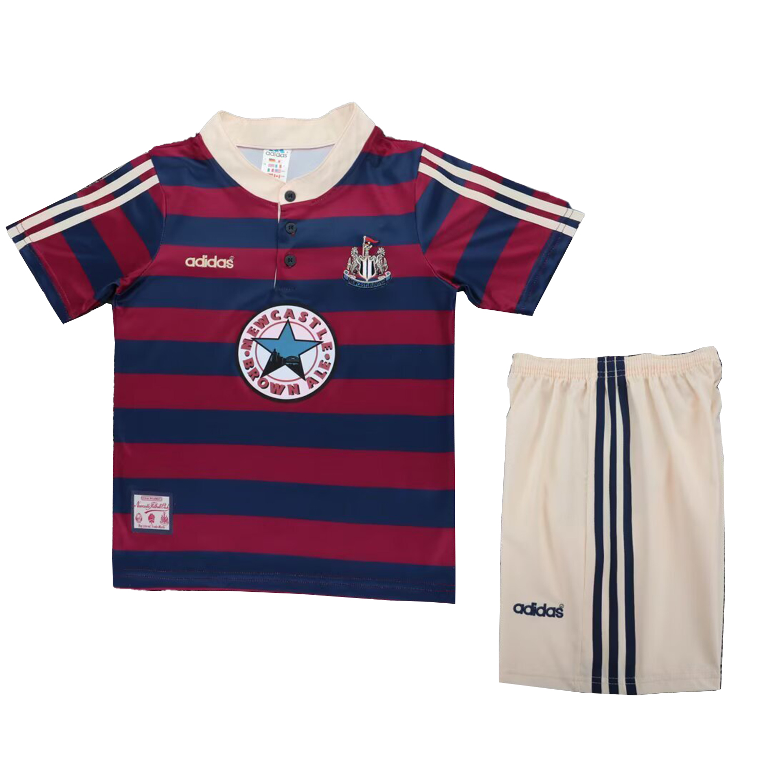 AlphaJersey-Retro Newcastle United 1995-97 Away Kids Kit
