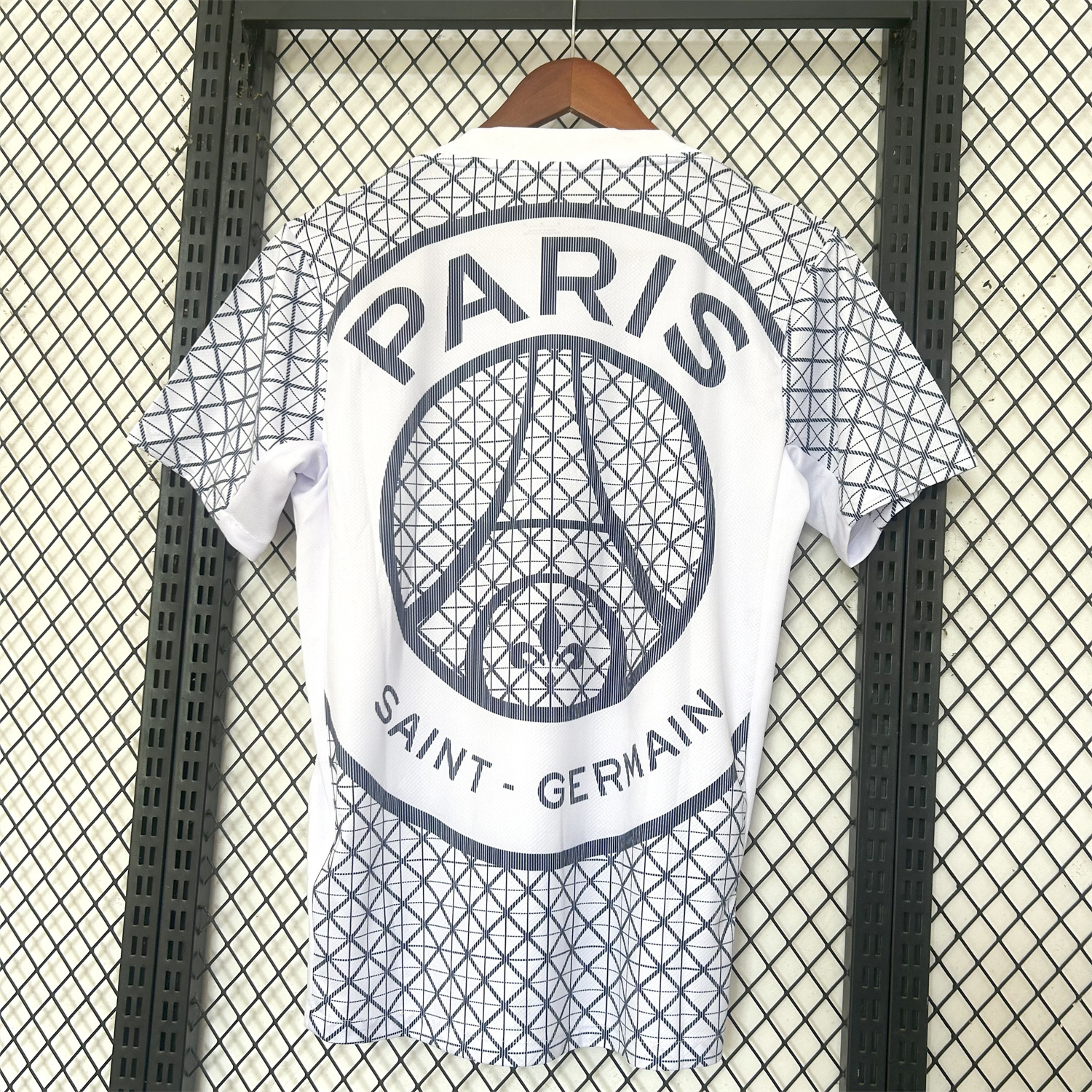 AlphaJersey-Paris Saint-Germain PSG 25-26 White Pre-Match Training Jersey - Fans Version