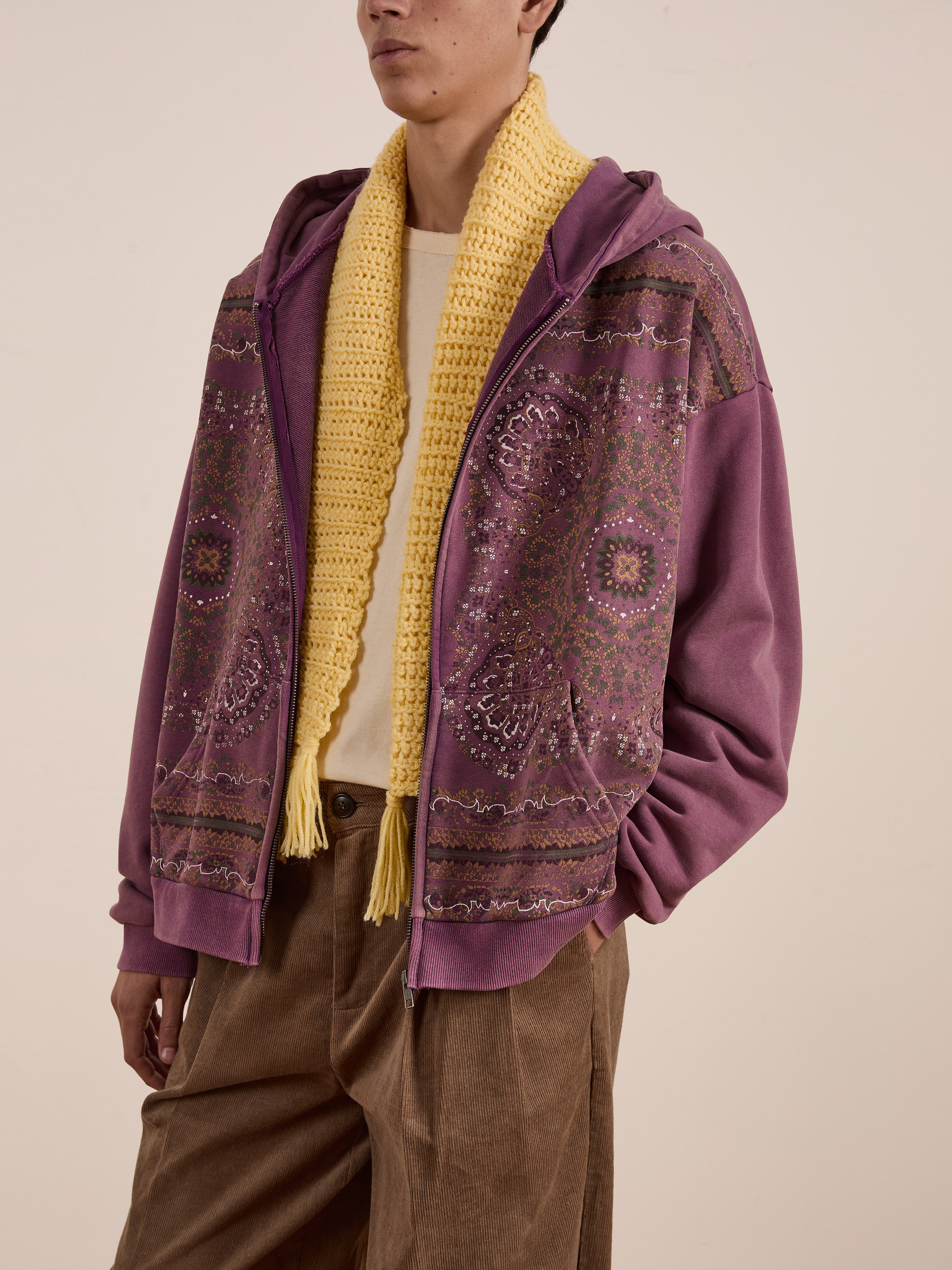 Motif Zip-Up Hoodie | Modern Menswear by yycbvcnbmmnbm