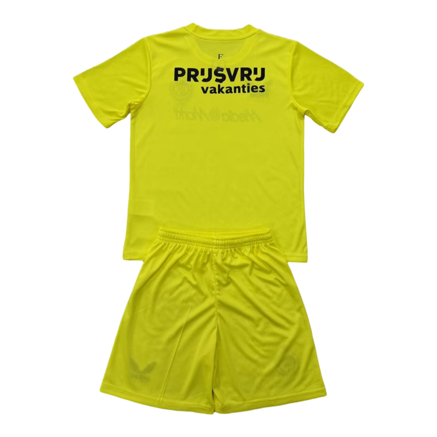 AlphaJersey-Feyenoord 25-26 Yellow Goalkeeper Kids Kit