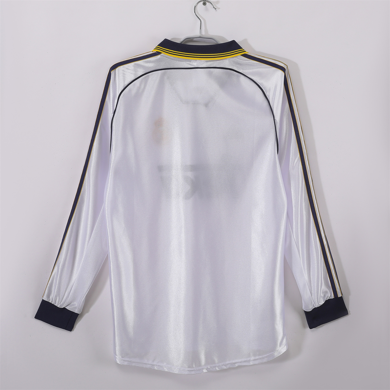 AlphaJersey-Retro Real Madrid 1998-00 Home Long Sleeves Jersey