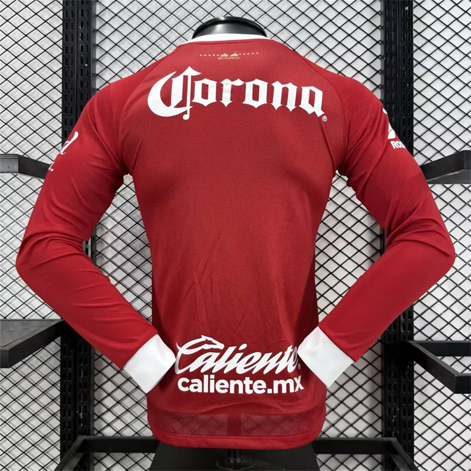 AlphaJersey-Toluca 25-26 Red Special Long Sleeves Jersey - Player Version