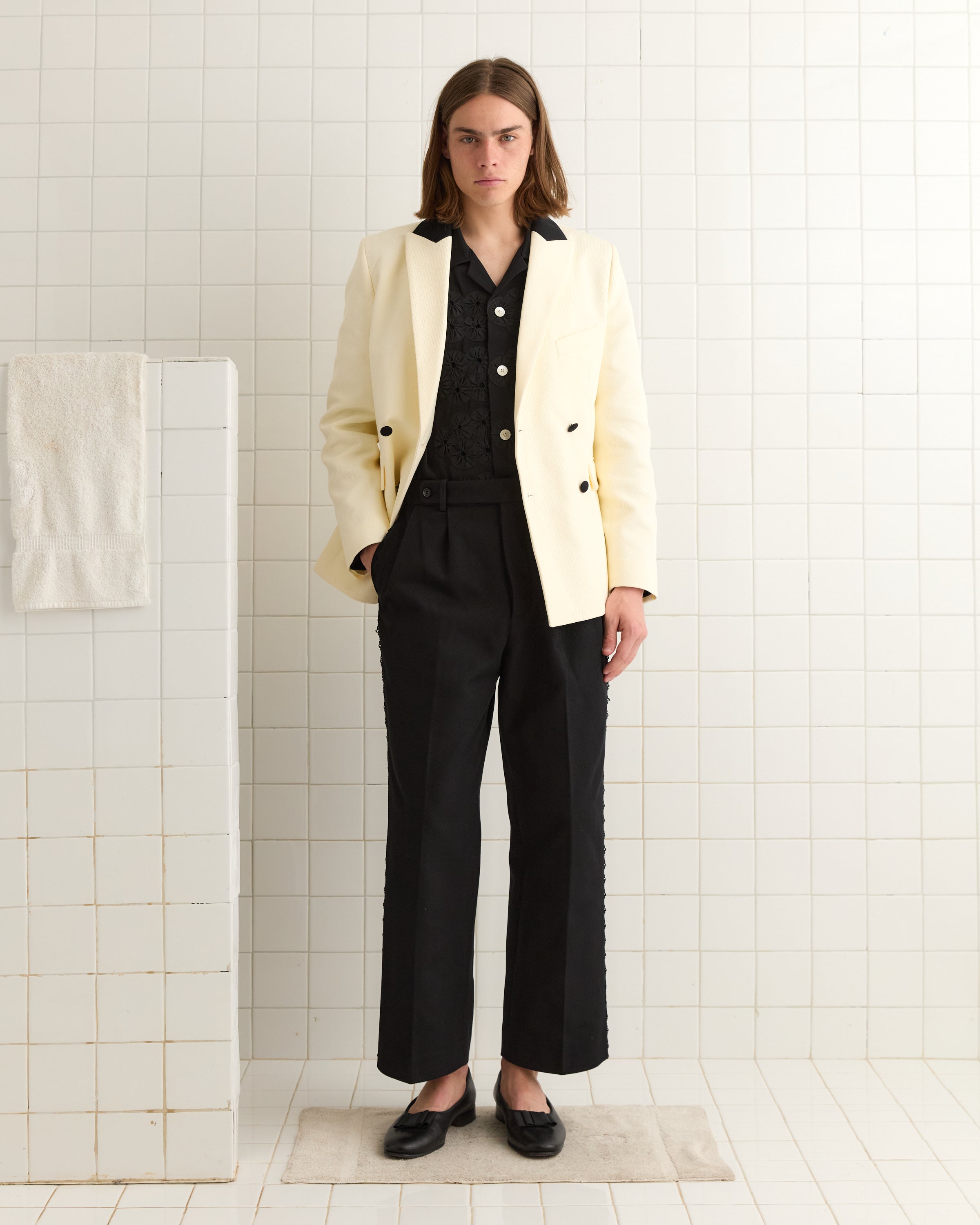 Seymour Suiting Trousers - Black | Modern Menswear by yycbvcnbmmnbm