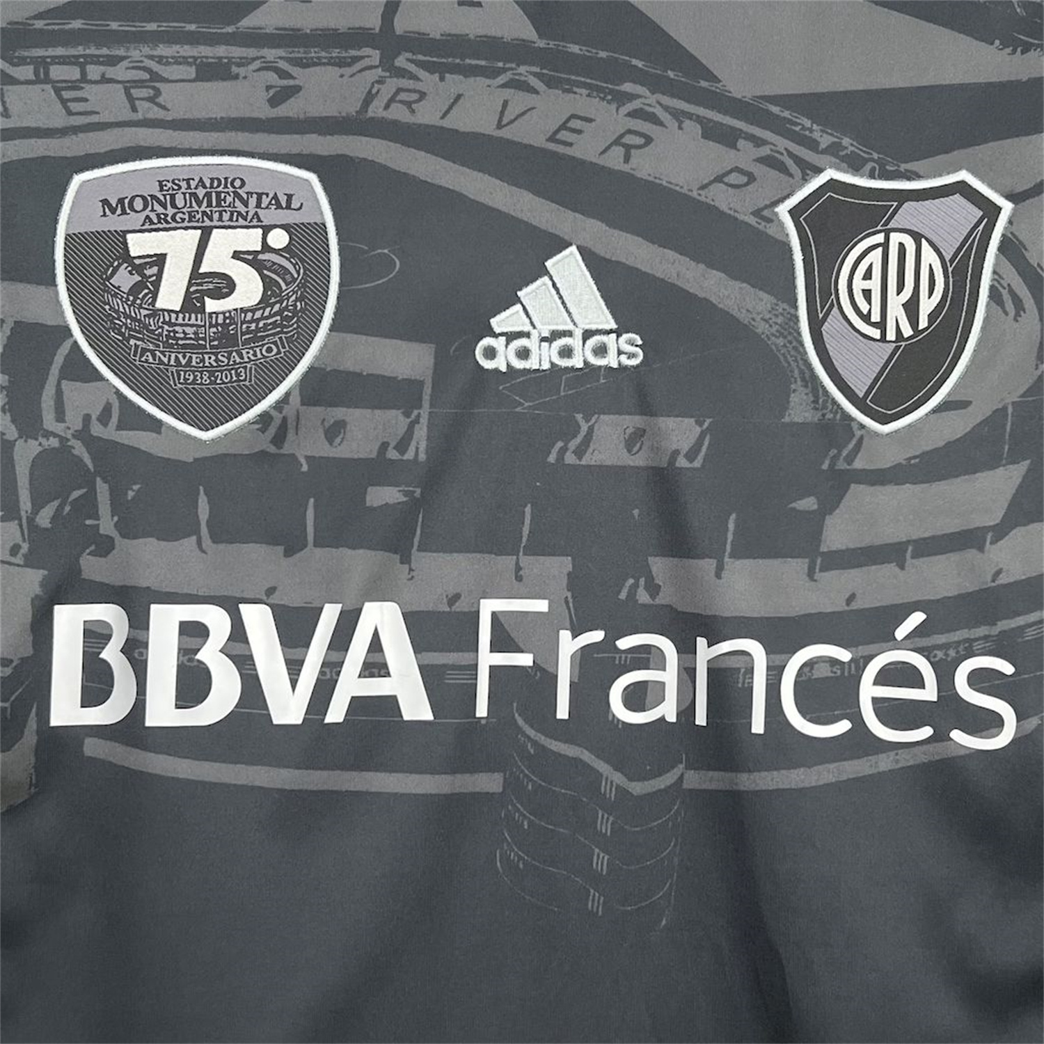 AlphaJersey-Retro River Plate 2013-14 75th Anniversary Black Jersey