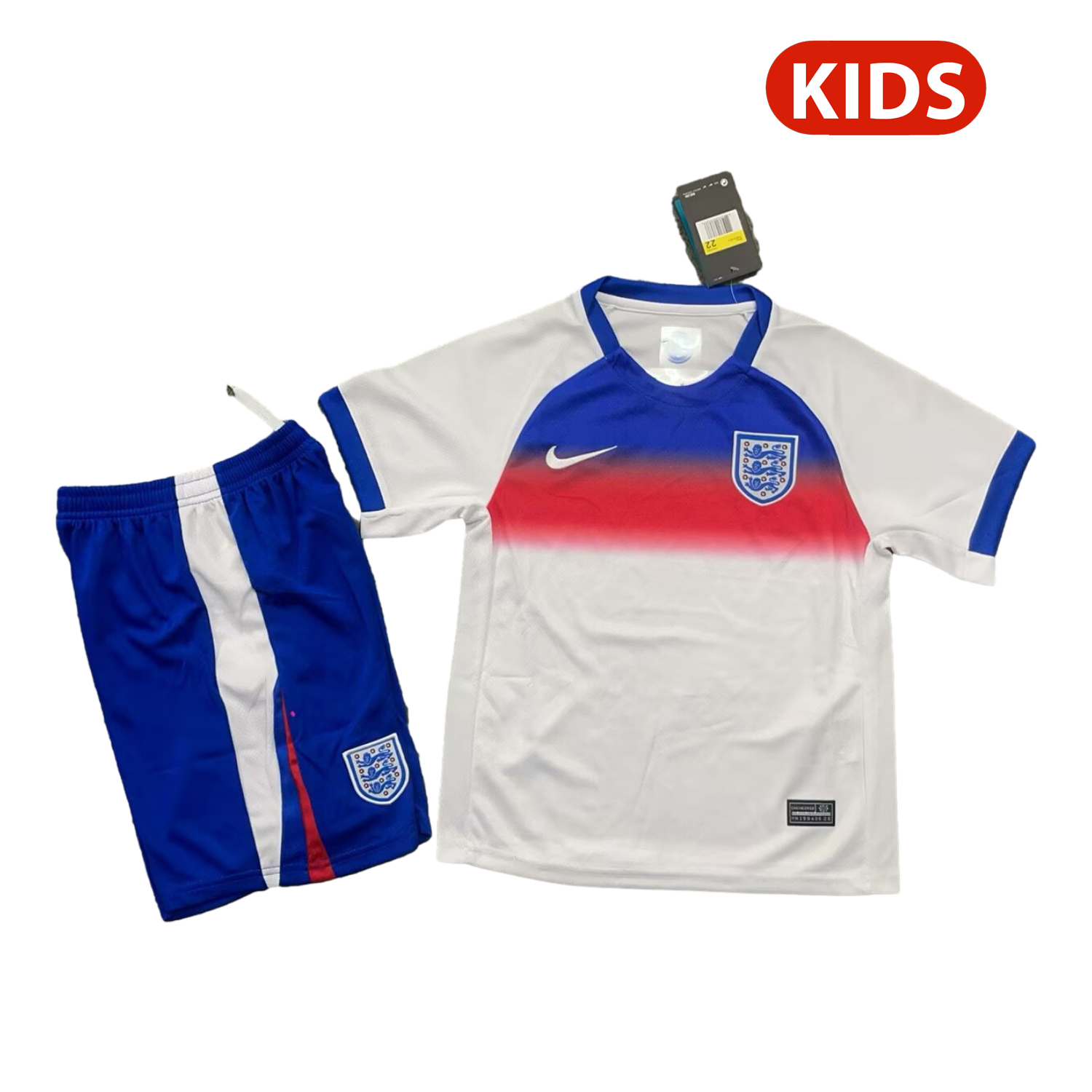 AlphaJersey-England 2026 Home Kids Kit