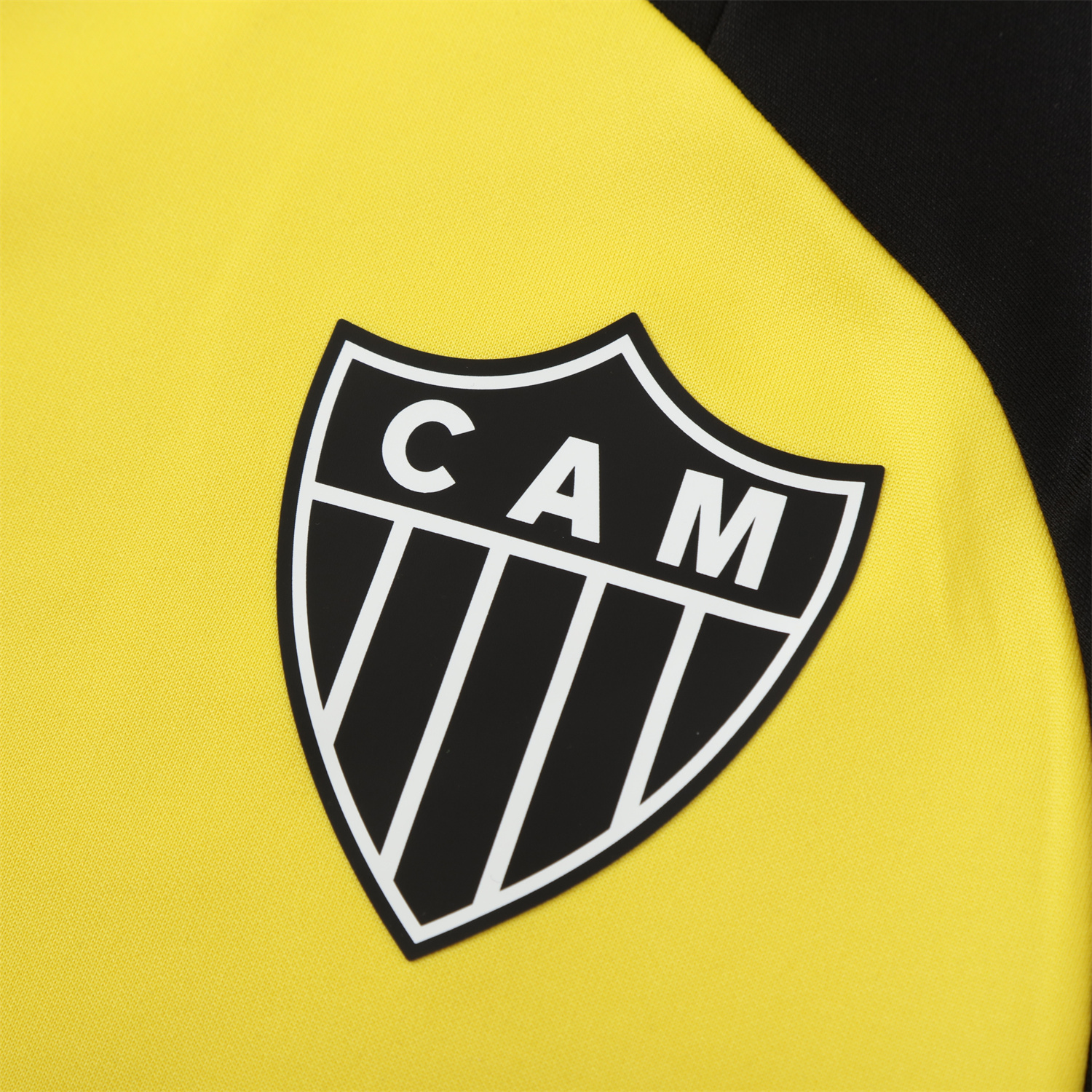 AlphaJersey-Atletico Mineiro 25-26 Long Sleeve Training Set - Yellow Top & Black Pants
