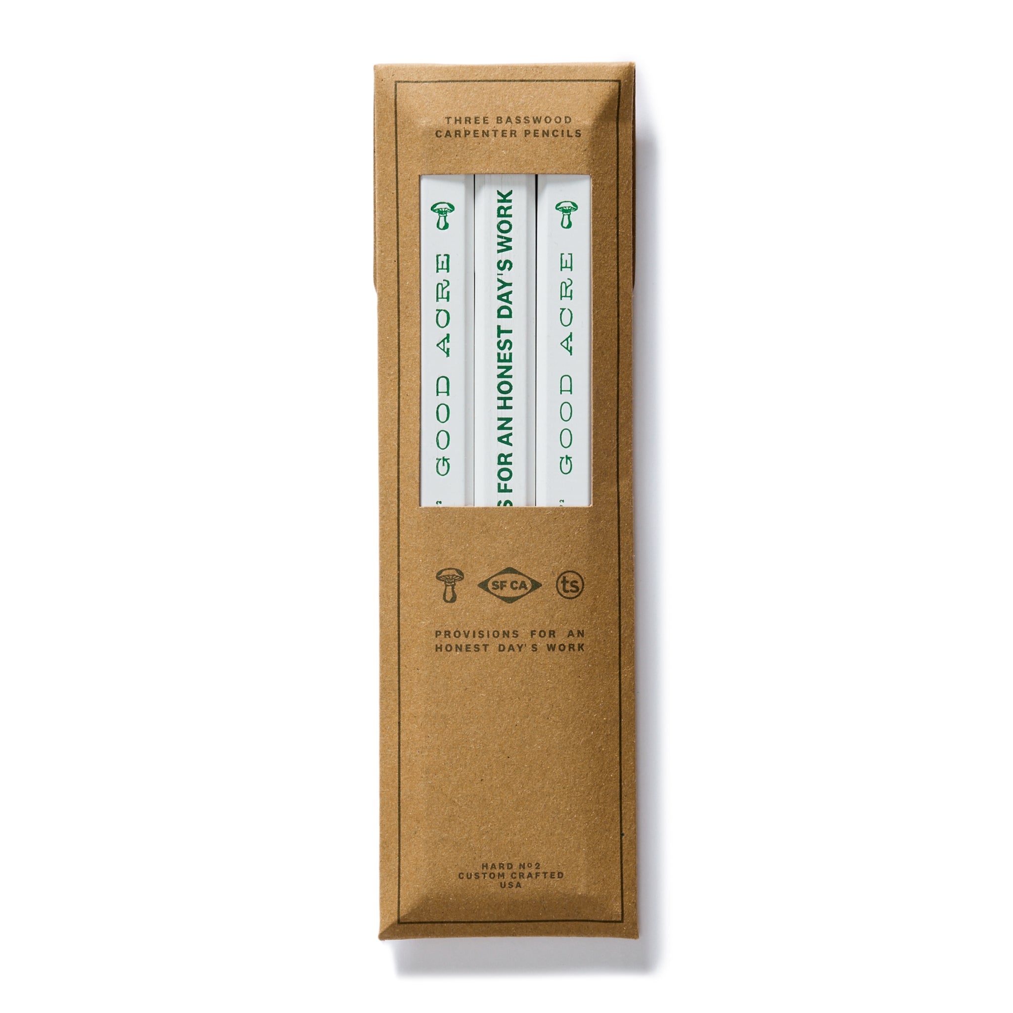 The Good Acre Carpenter Pencil (3-Pack) | Modern Menswear by yycbvcnbmmnbm
