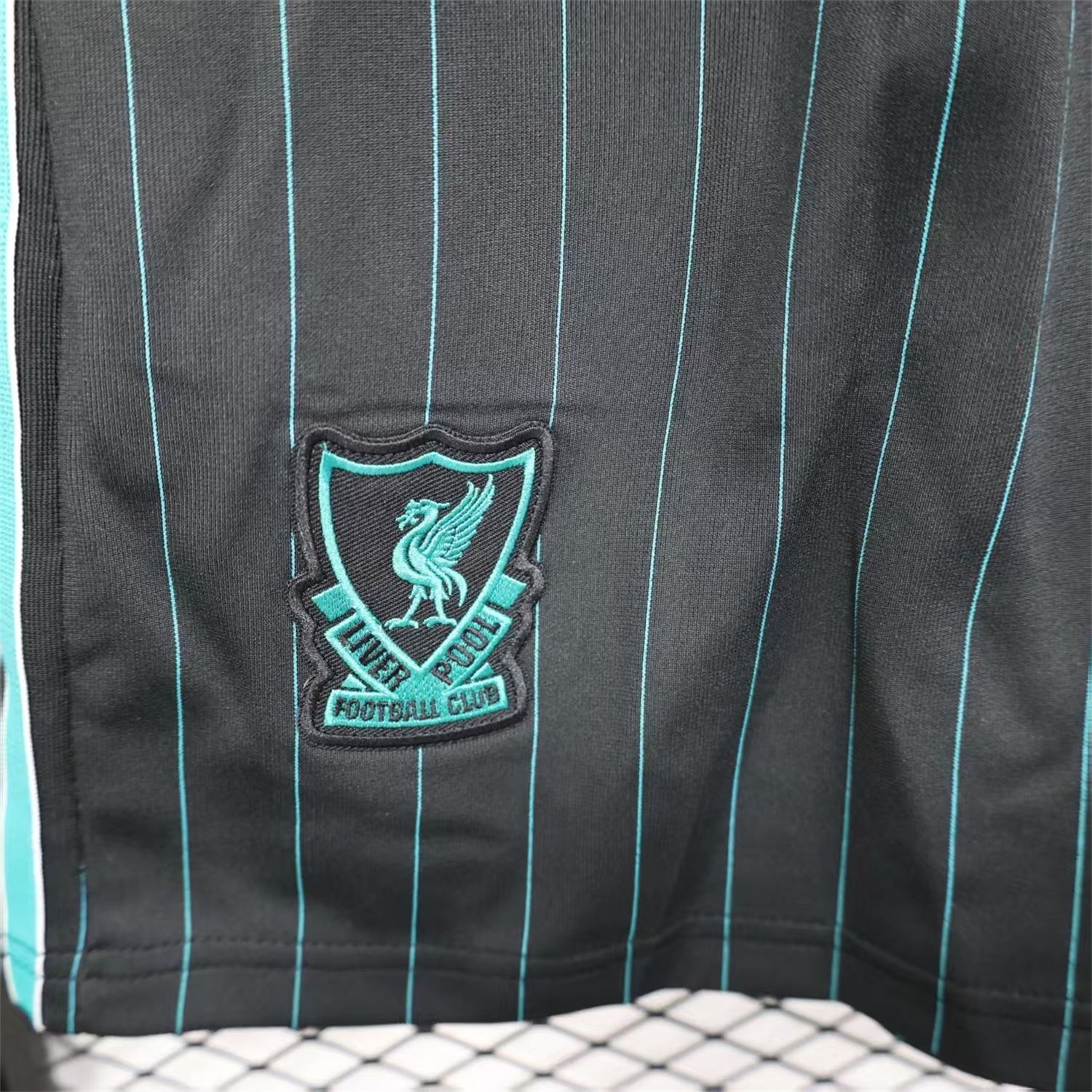 AlphaJersey-Liver.pool 25-26 Trefoil Black Travel Shorts - Player Version