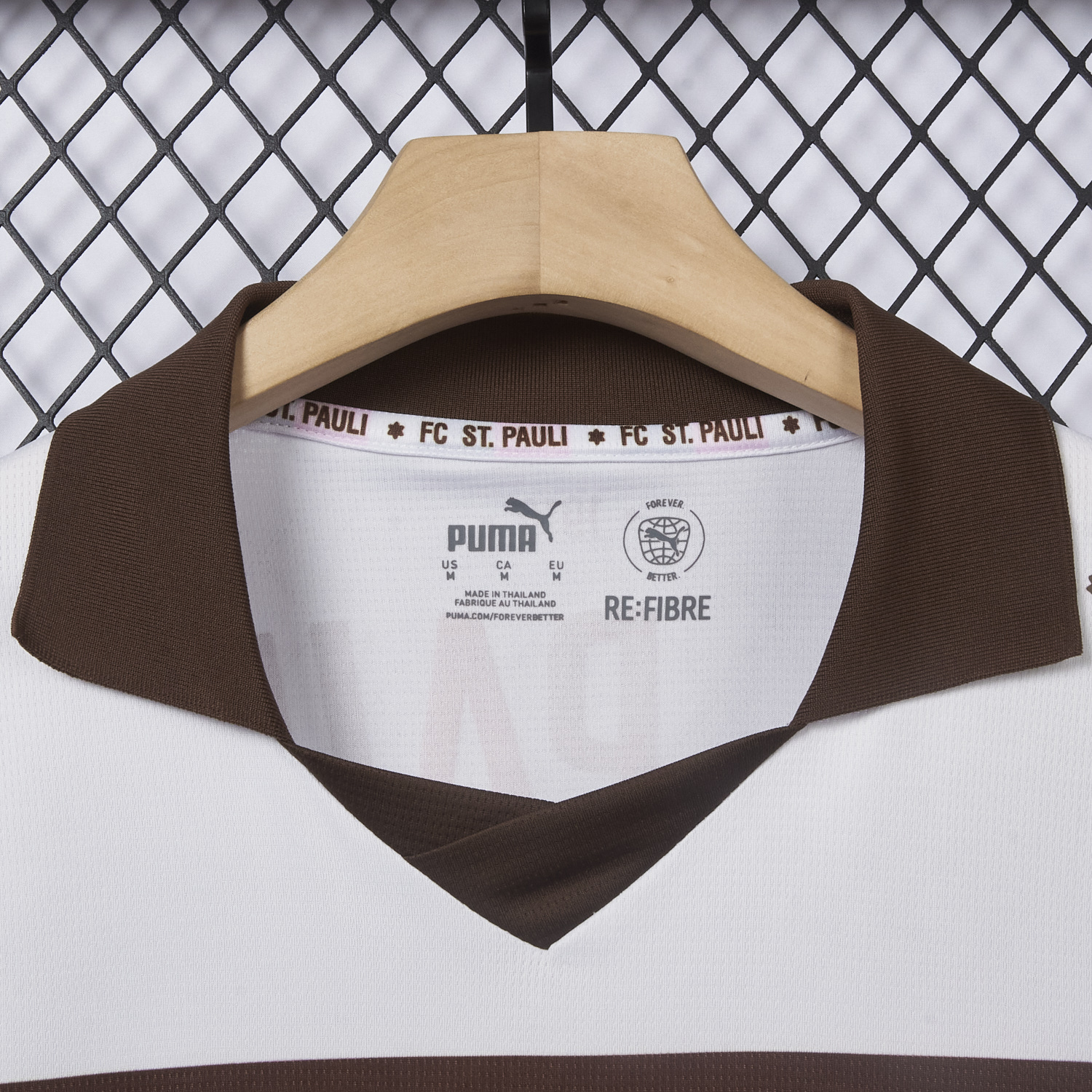 AlphaJersey-St. Pauli 25-26 Away White Jersey - Fans Version
