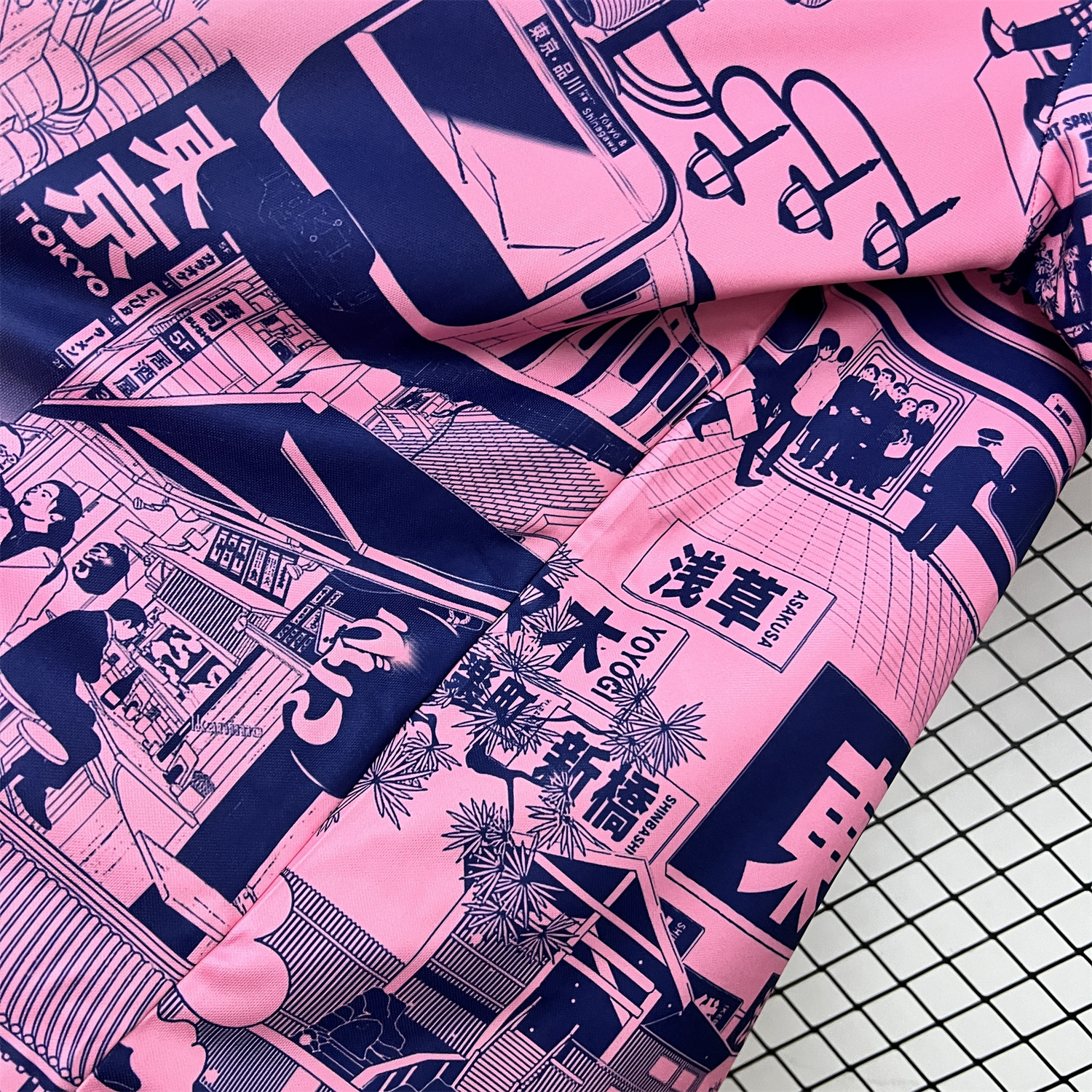 AlphaJersey-Japan 2024 Tokyo Street Pink Special Edition Jersey - Fans Version