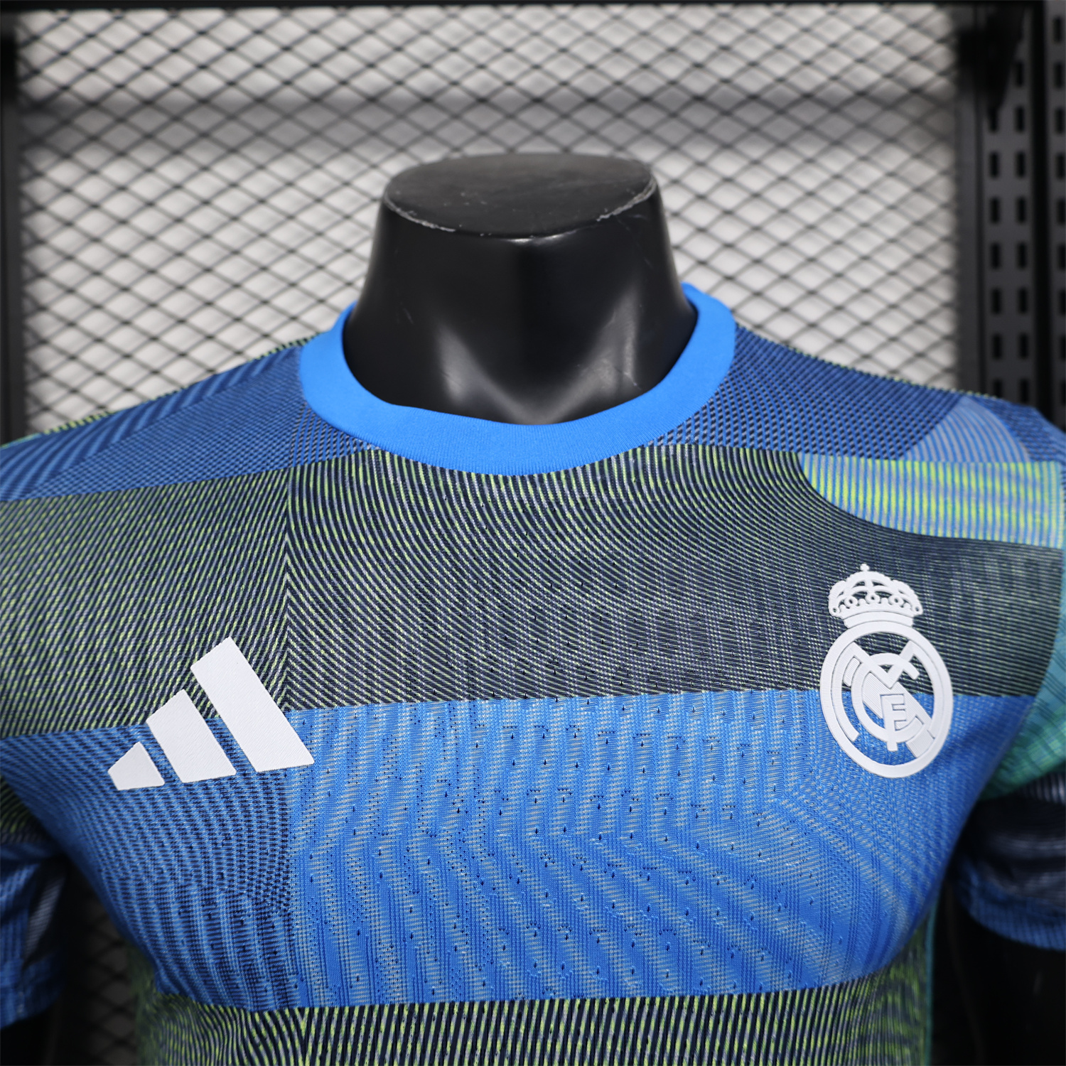 AlphaJersey-Real Madrid 25-26 Blue Pre-Match Traning Jersey - Player Version