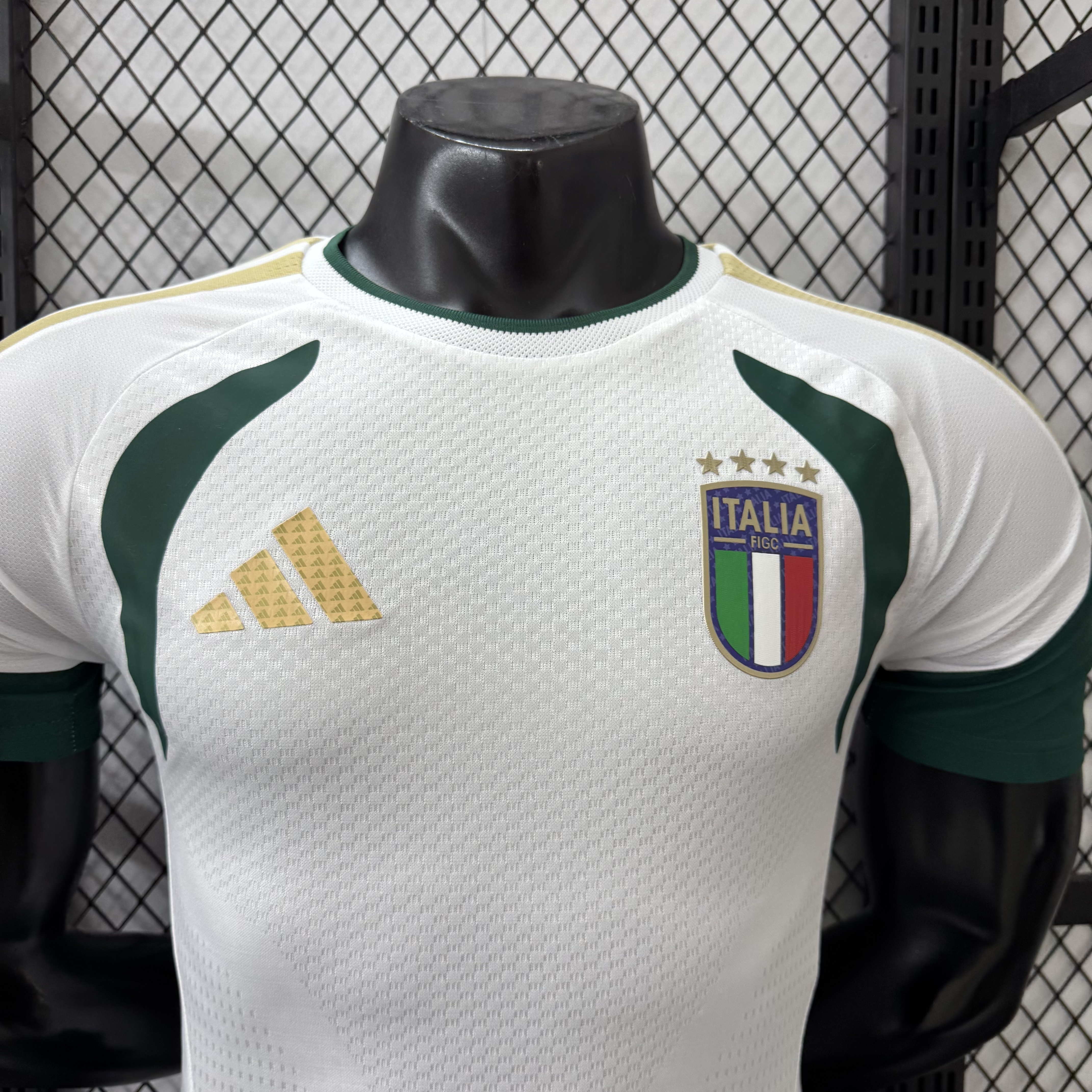 AlphaJersey-Italy 2026 White Pre-Match Training Jersey - Player Version