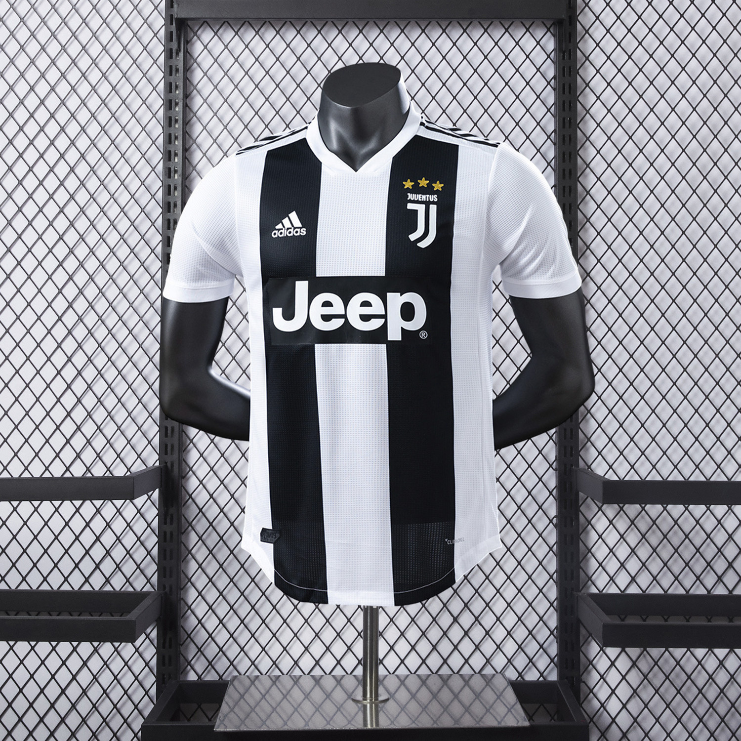 AlphaJersey-Retro Juventus 2018-19 Home Jersey - Player Version