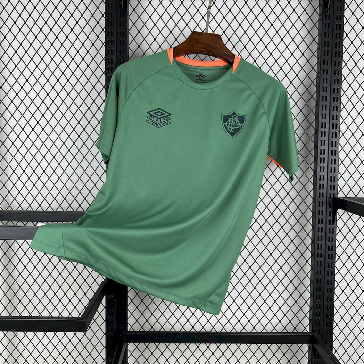 AlphaJersey-Fluminense 25-26 Green Training Jersey - Fans Version