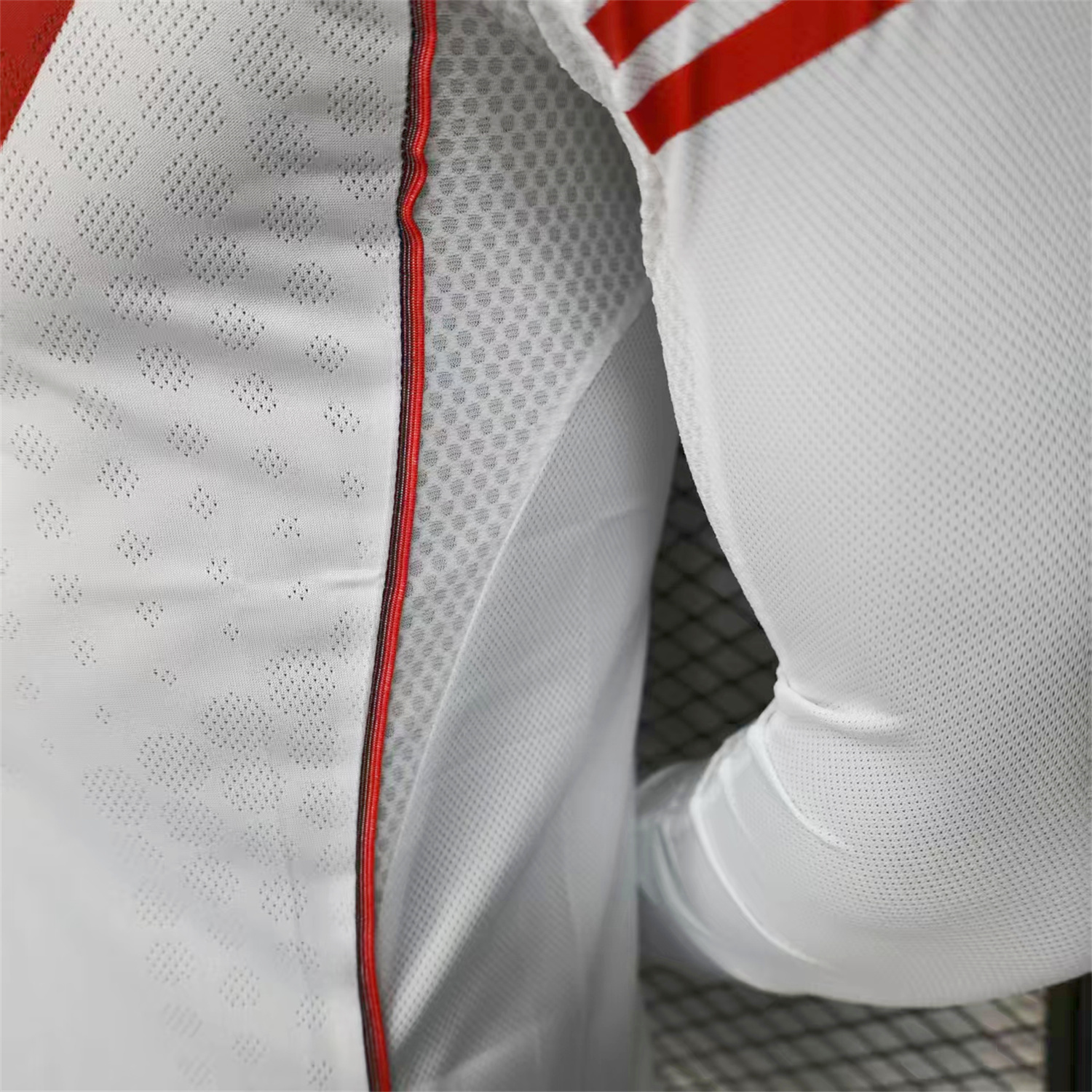 AlphaJersey-River Plate 25-26 Home Unsponsored Long Sleeves Jersey - Player Version