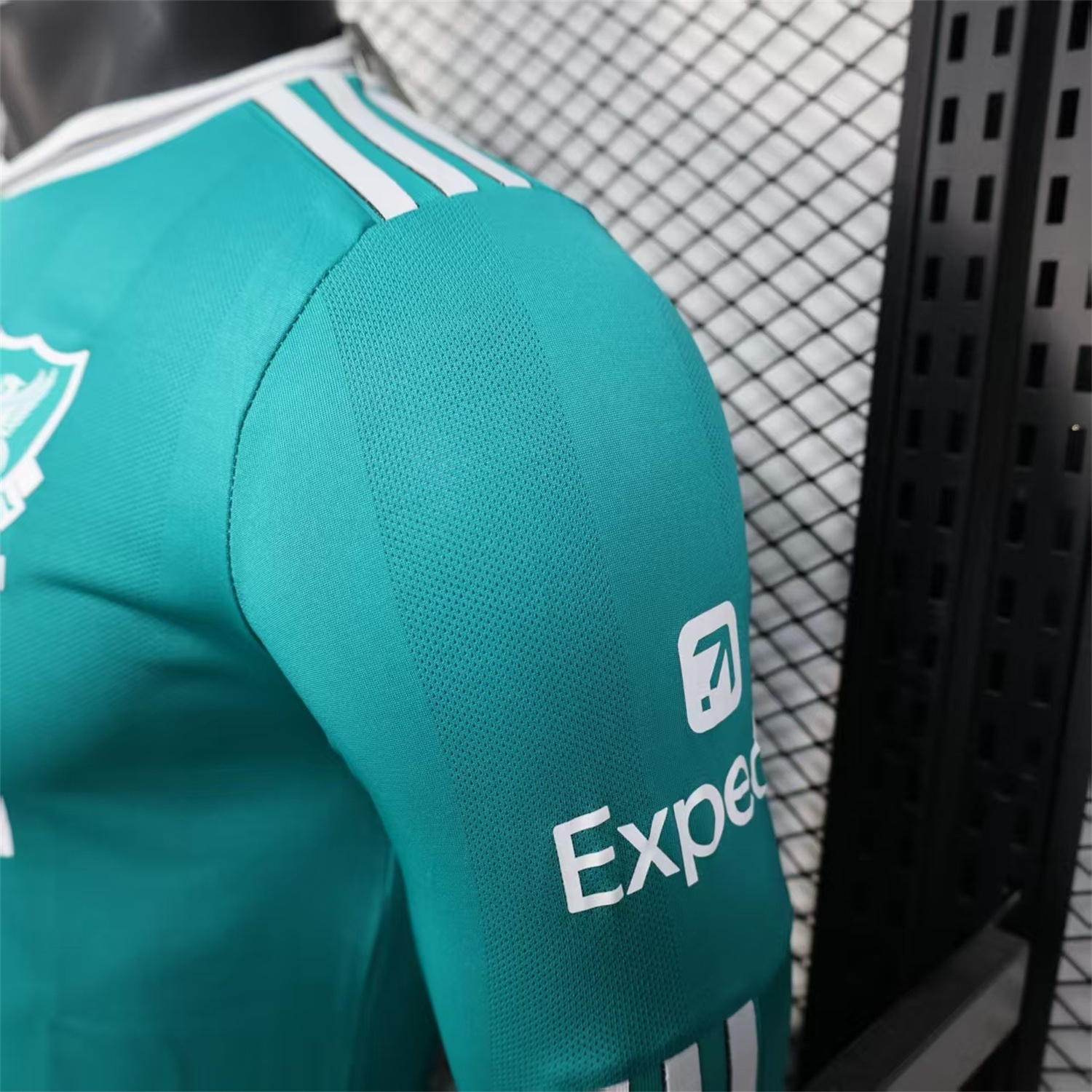 AlphaJersey-Liver.pool 25-26 Third Green Long Sleeves Jersey - Player Version