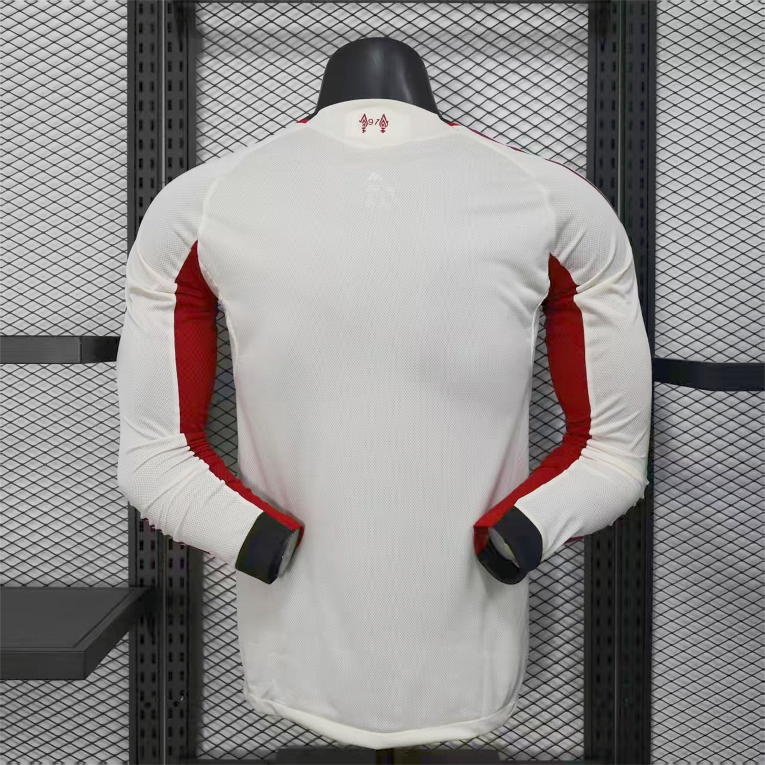 AlphaJersey-Liver.pool 25-26 Away Beige Long Sleeves Jersey - Player Version