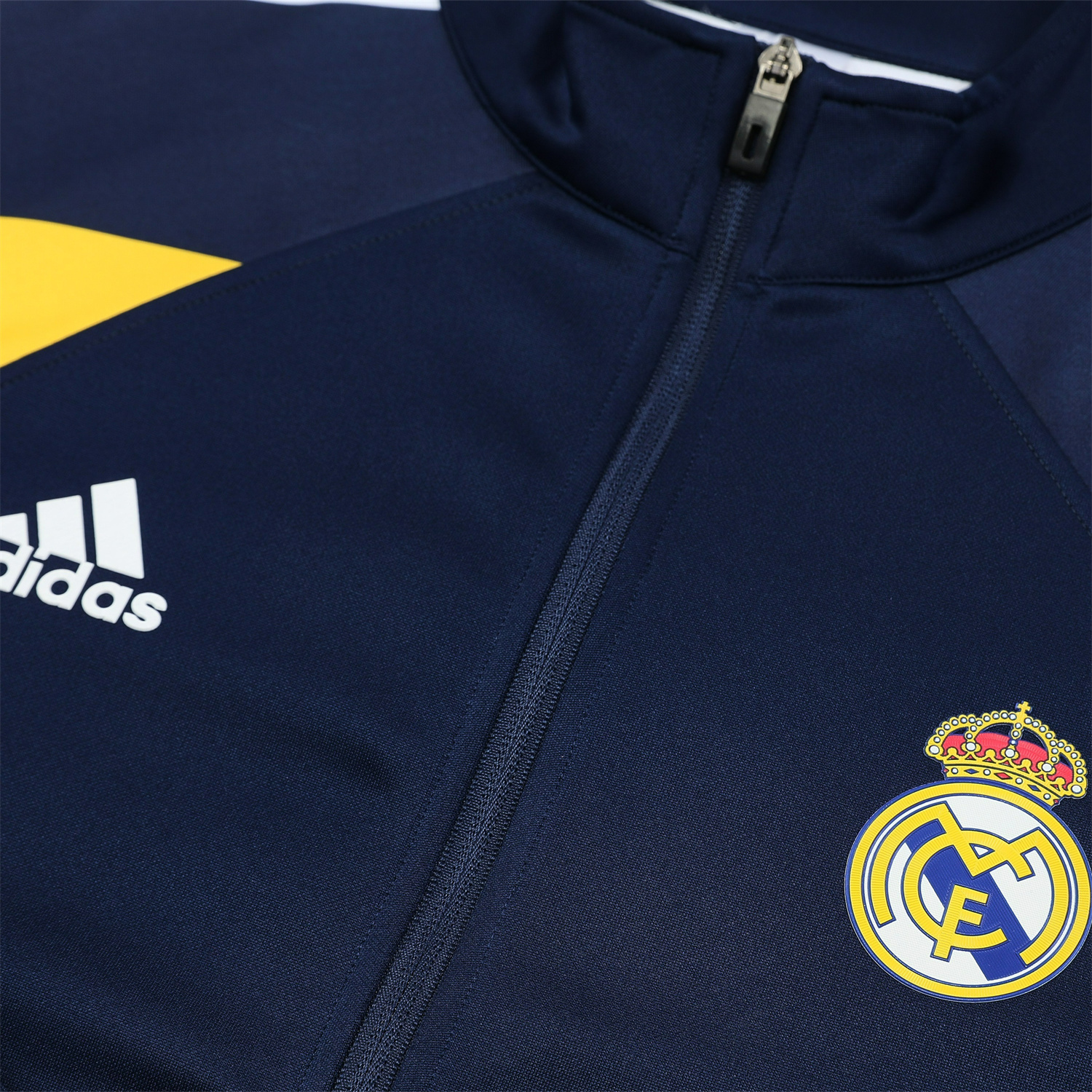 AlphaJersey-Real Madrid 25-26 Jacket Training Tracksuit - Deep Blue Jackets & Deep Blue Pants