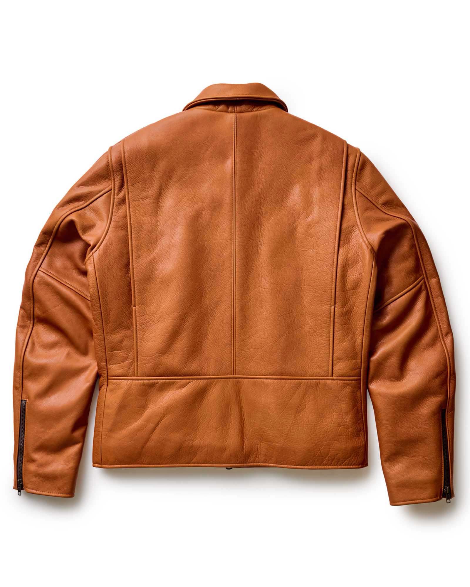 The Moto Jacket in Whiskey Steerhide | Modern Menswear by yycbvcnbmmnbm