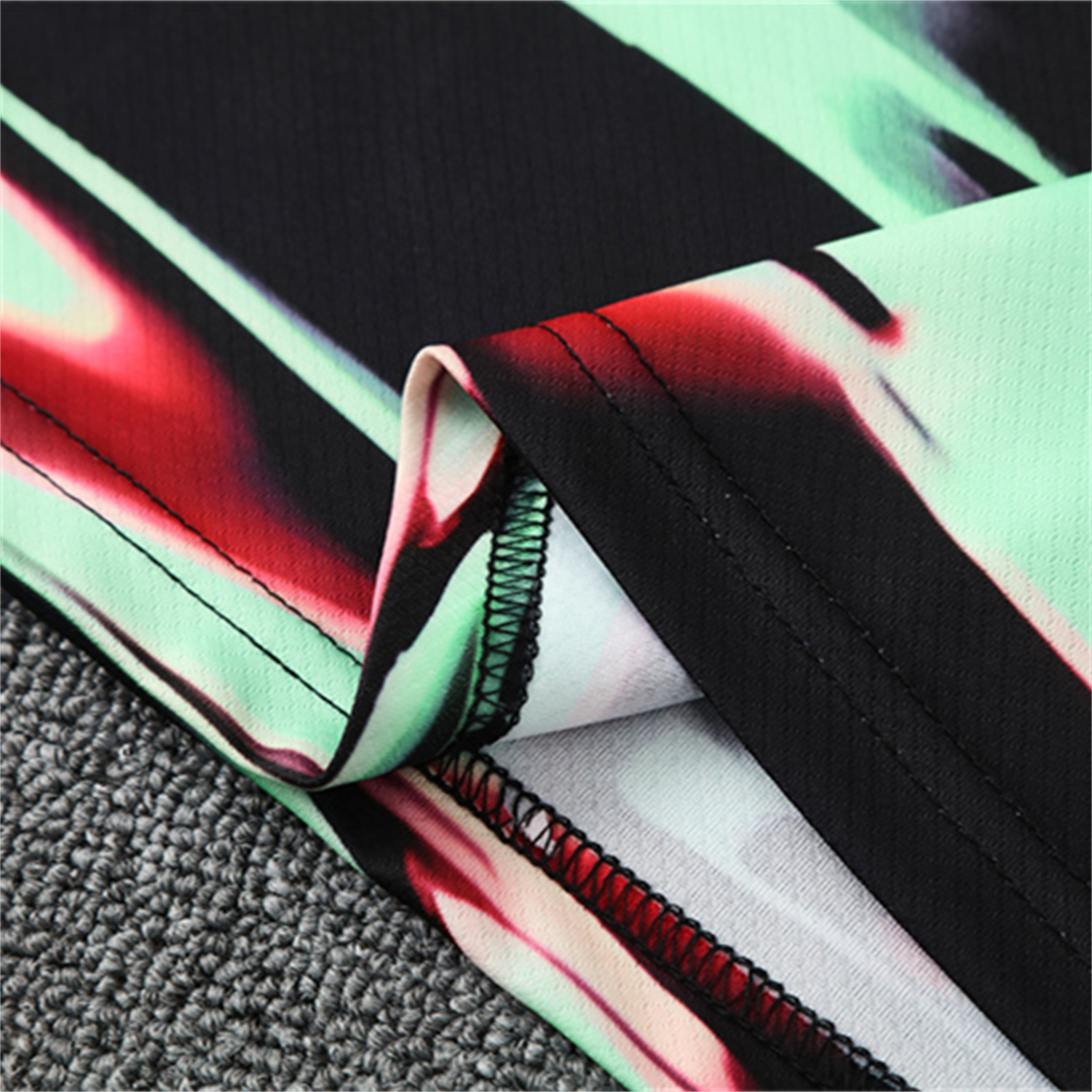 AlphaJersey-Portugal 25-26 Short-Sleeve Training Set - Camouflage top & Black Shorts