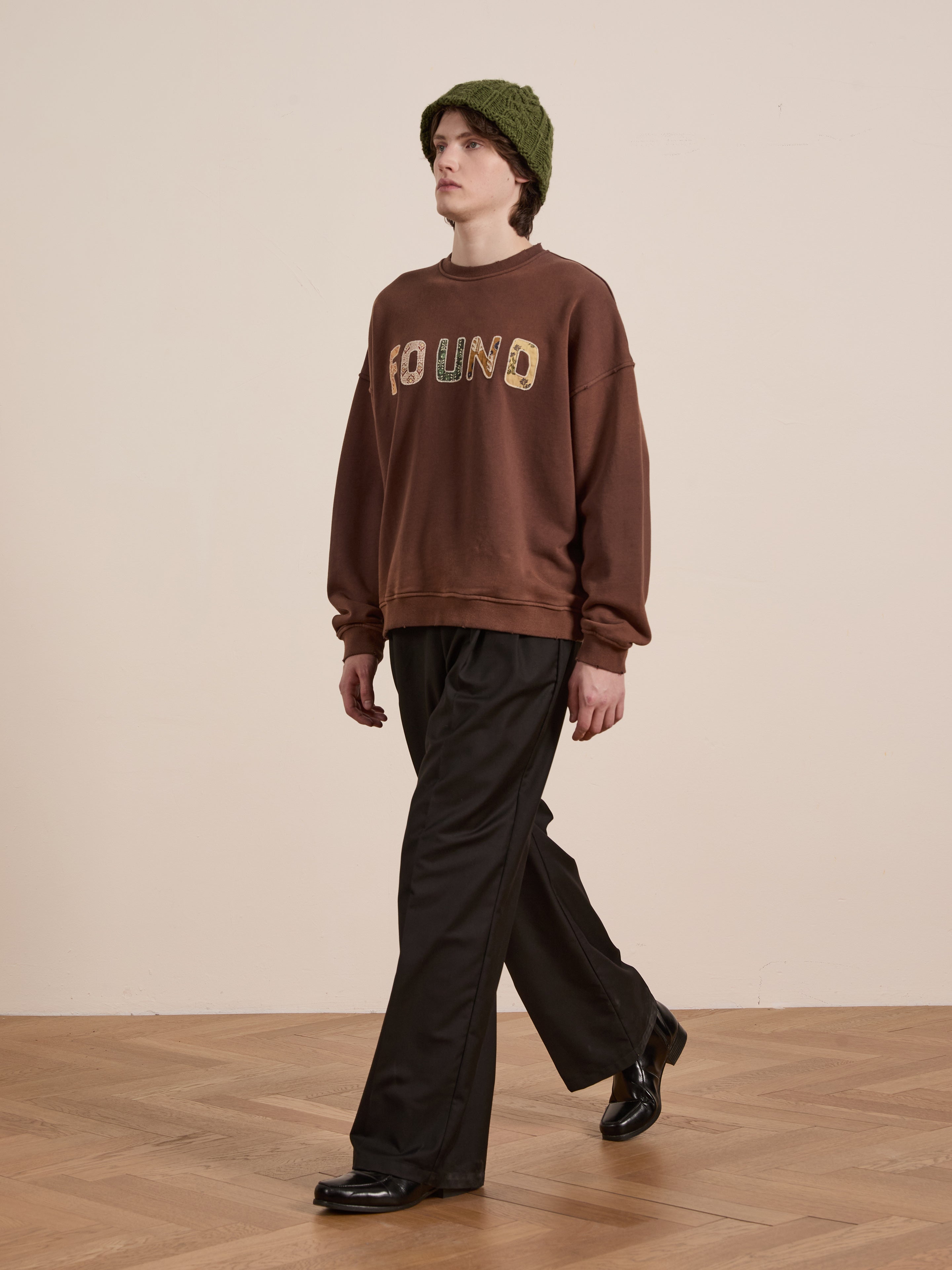 Patterned Logo Crewneck | Modern Menswear by yycbvcnbmmnbm