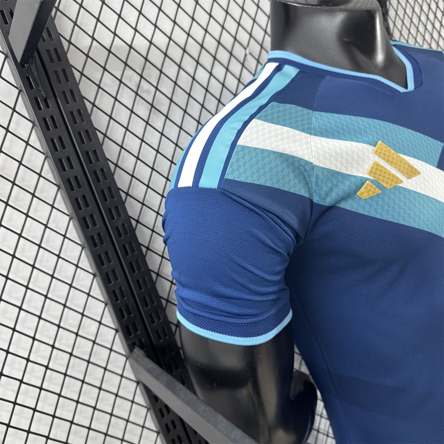 AlphaJersey-Argentina 2026 Blue Shoulder Stripes Special Jersey - Player Version