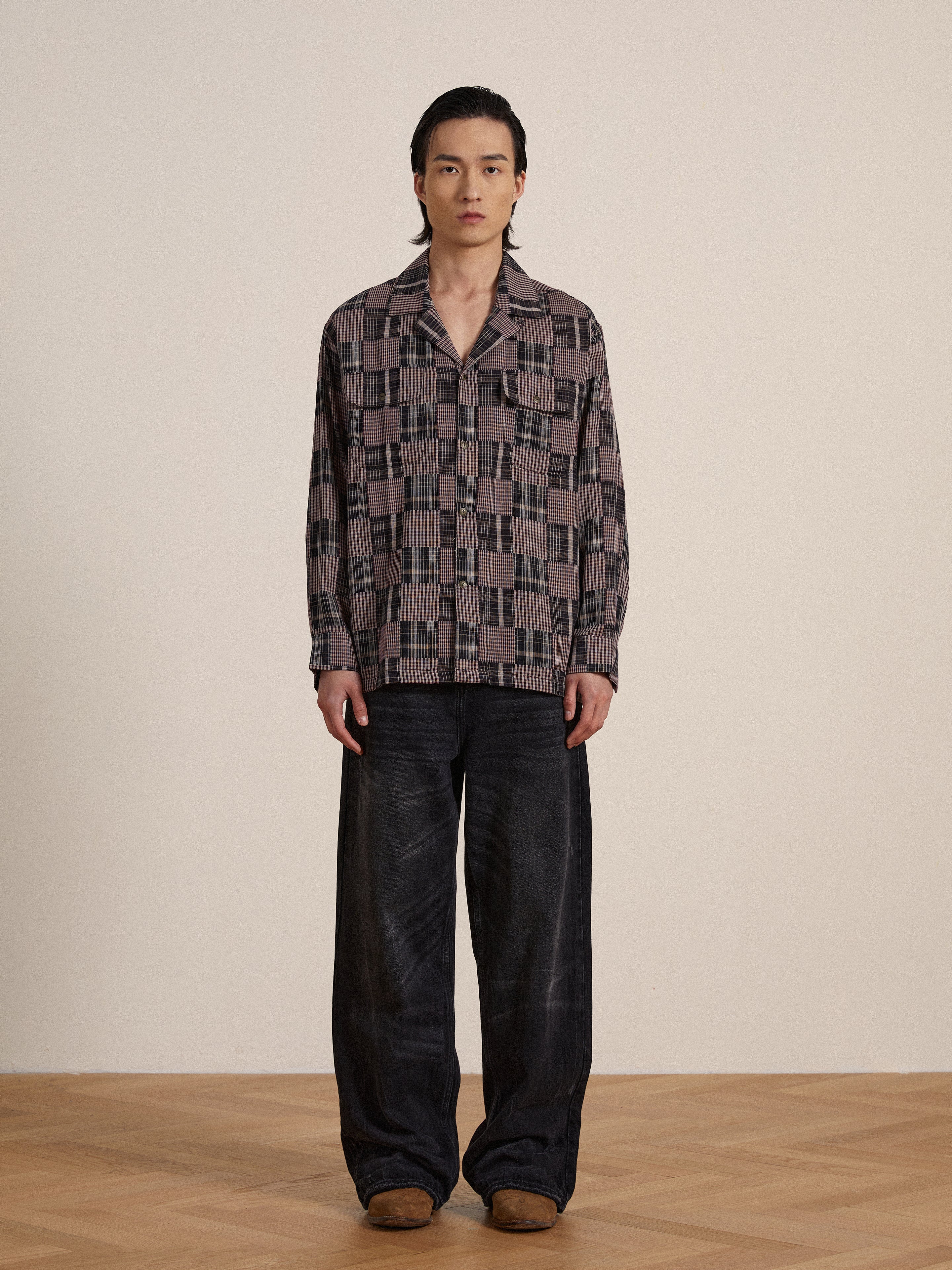 Multi-Flannel LS Camp Shirt | Modern Menswear by yycbvcnbmmnbm