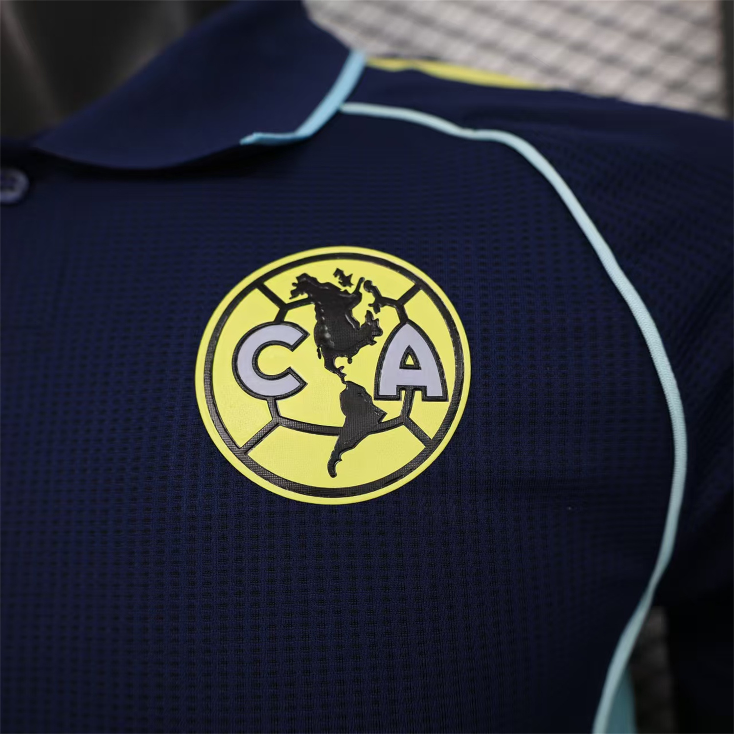AlphaJersey-Club América 25-26 Navy Blue Travel Training Jersey - Player Version