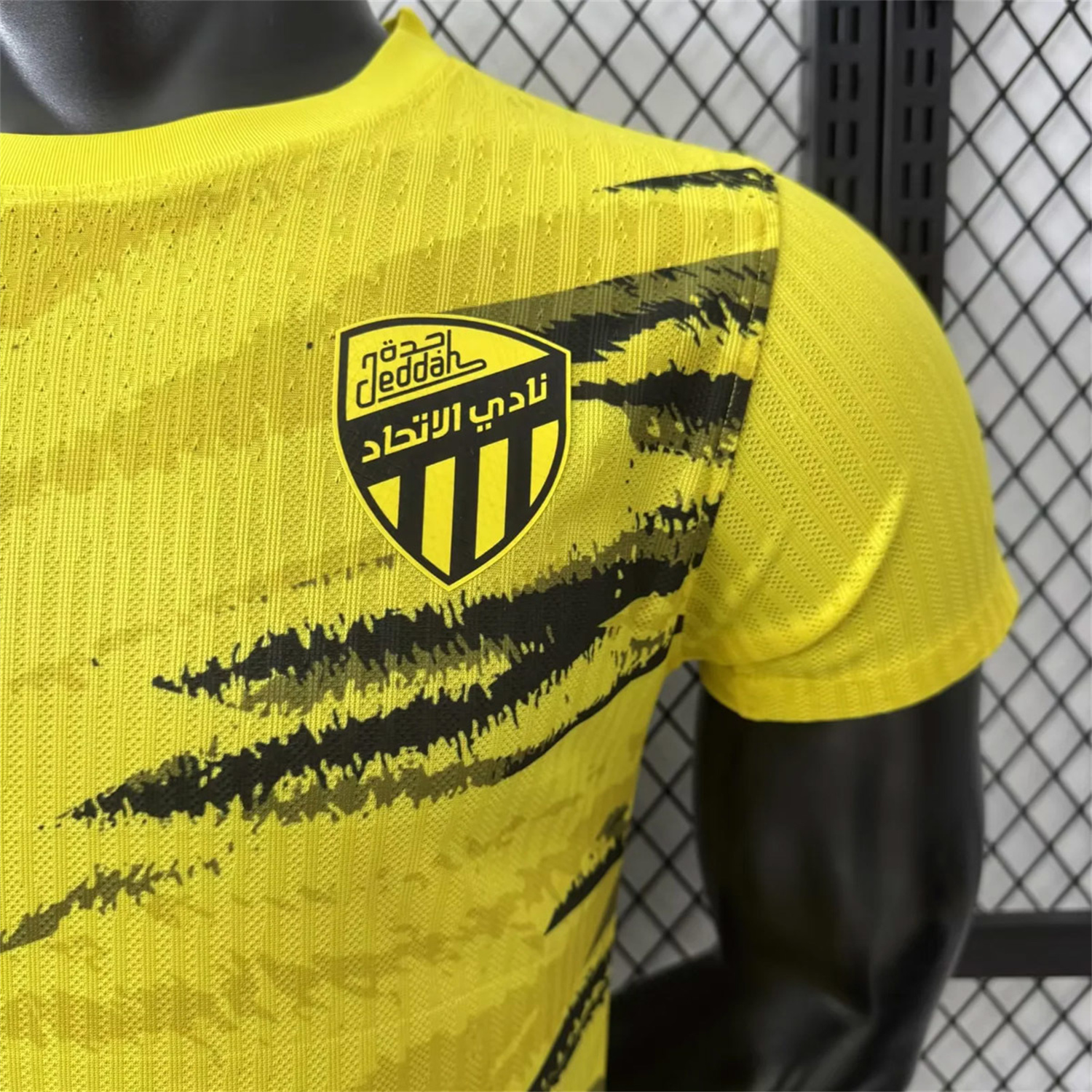 AlphaJersey-Al Ittihad Jeddah United 25-26 Pre-Match Yellow Jersey - Player Version