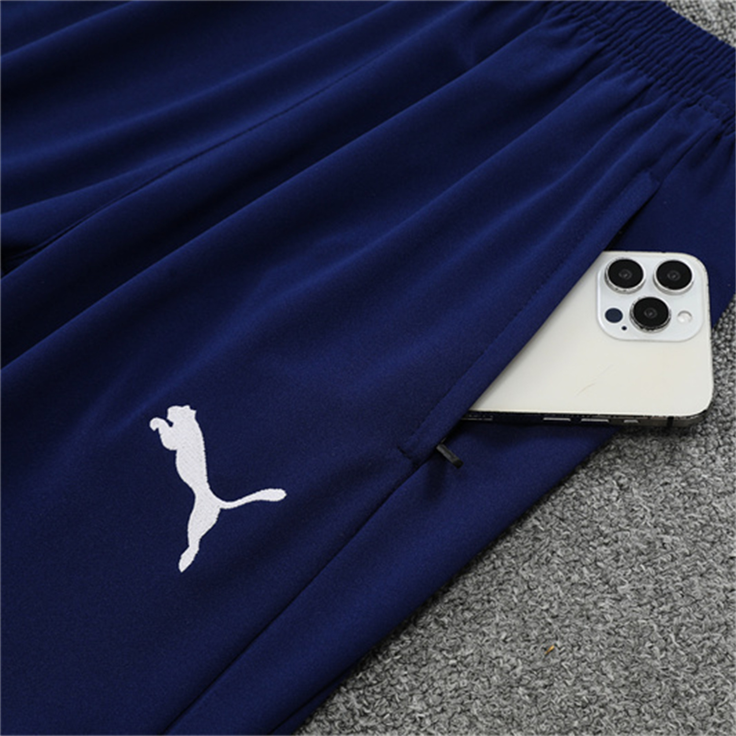 AlphaJersey-Manchester City 25-26 Long Sleeve Training Set -Light Blue Top & Deep Blue Pants