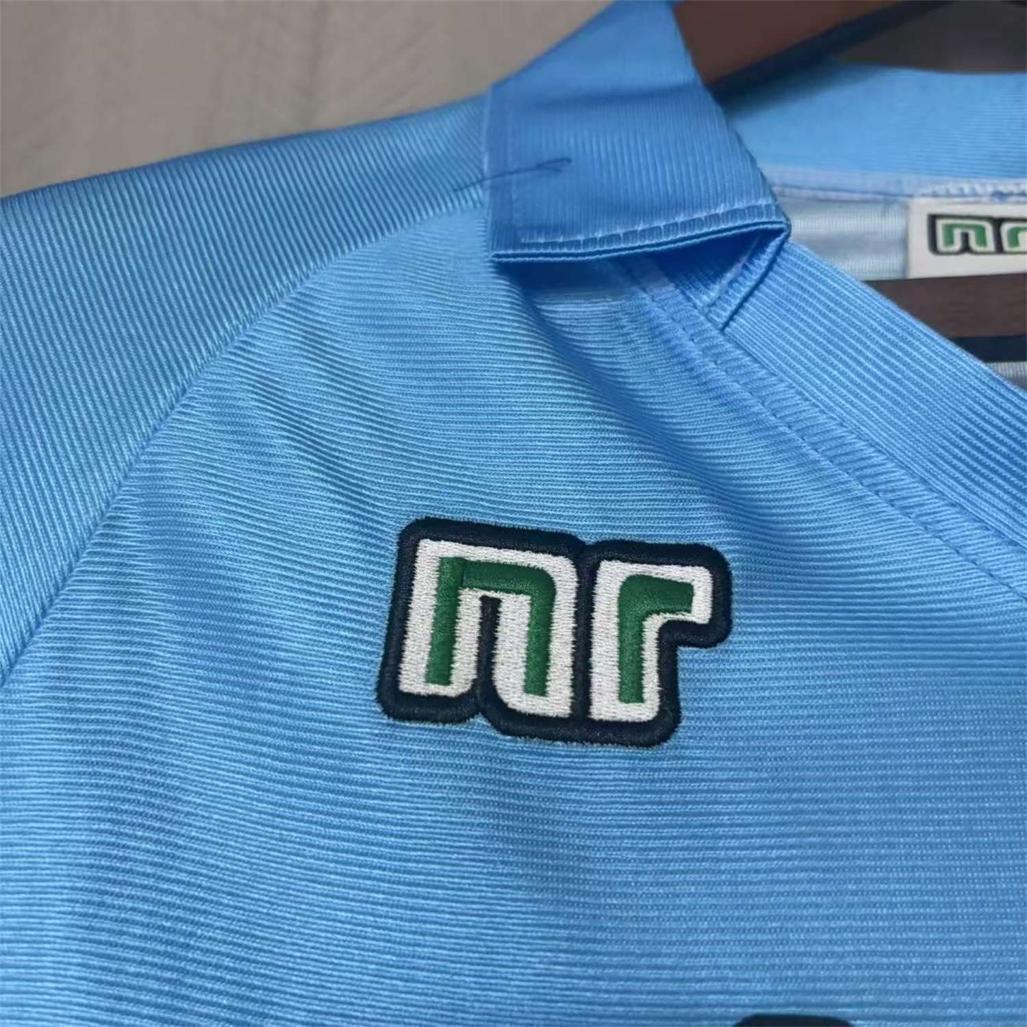 AlphaJersey-Retro Napoli 1990-91 Home 2 Sky Blue And White Jersey