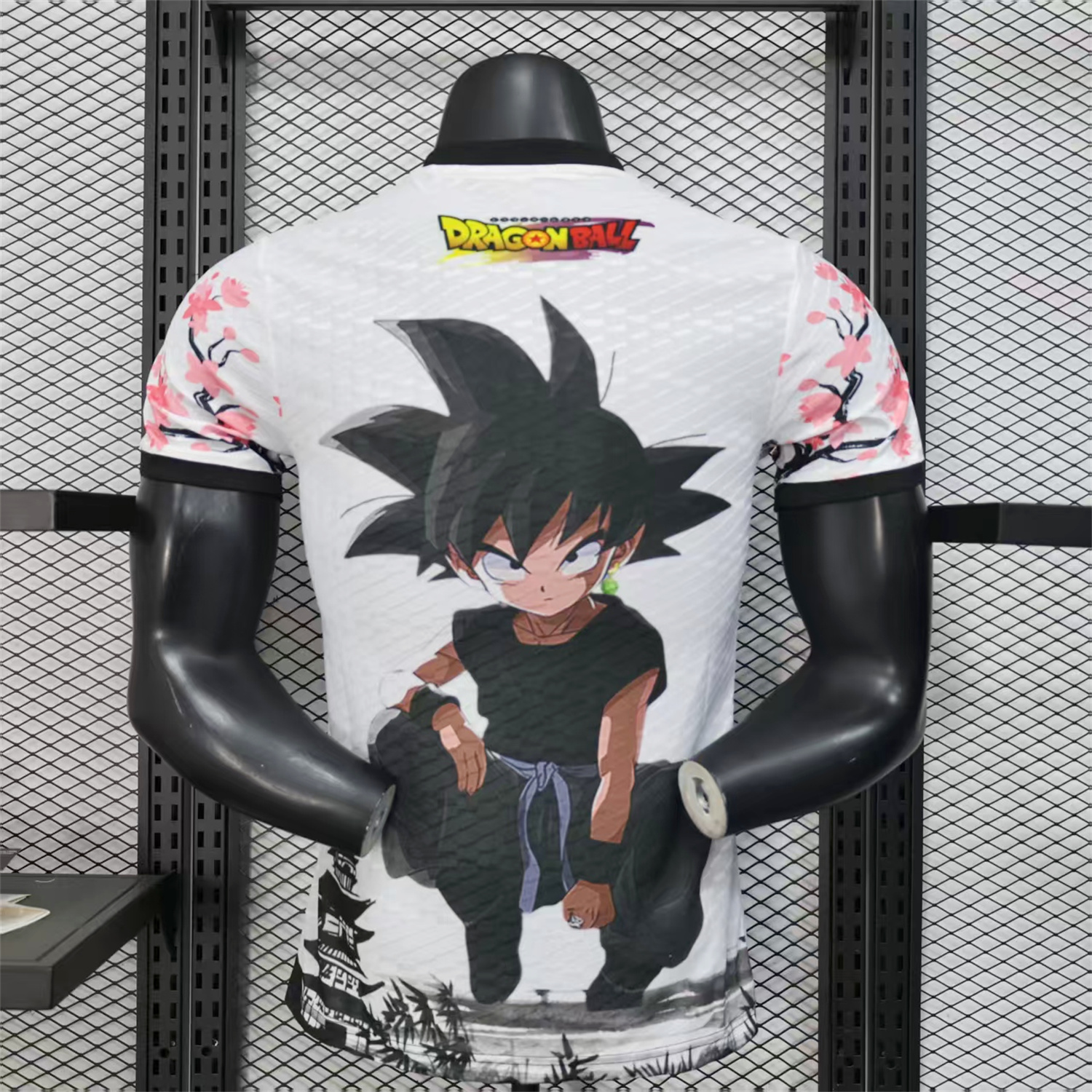 AlphaJersey-Japan 25-26 Dragon Ball Little Goku White Special Jersey - Player Version