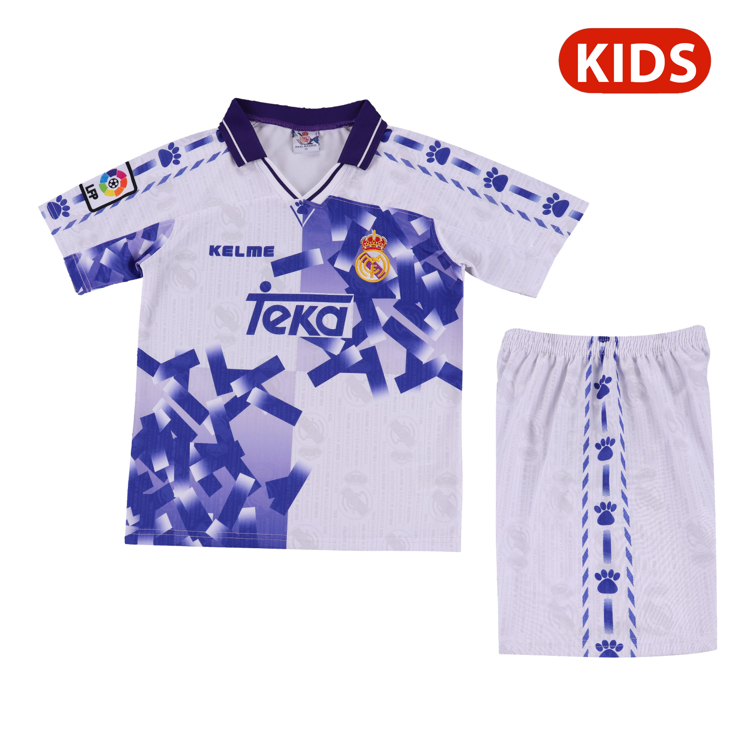AlphaJersey-Retro Real Madrid 96-97 Third Kids Kit