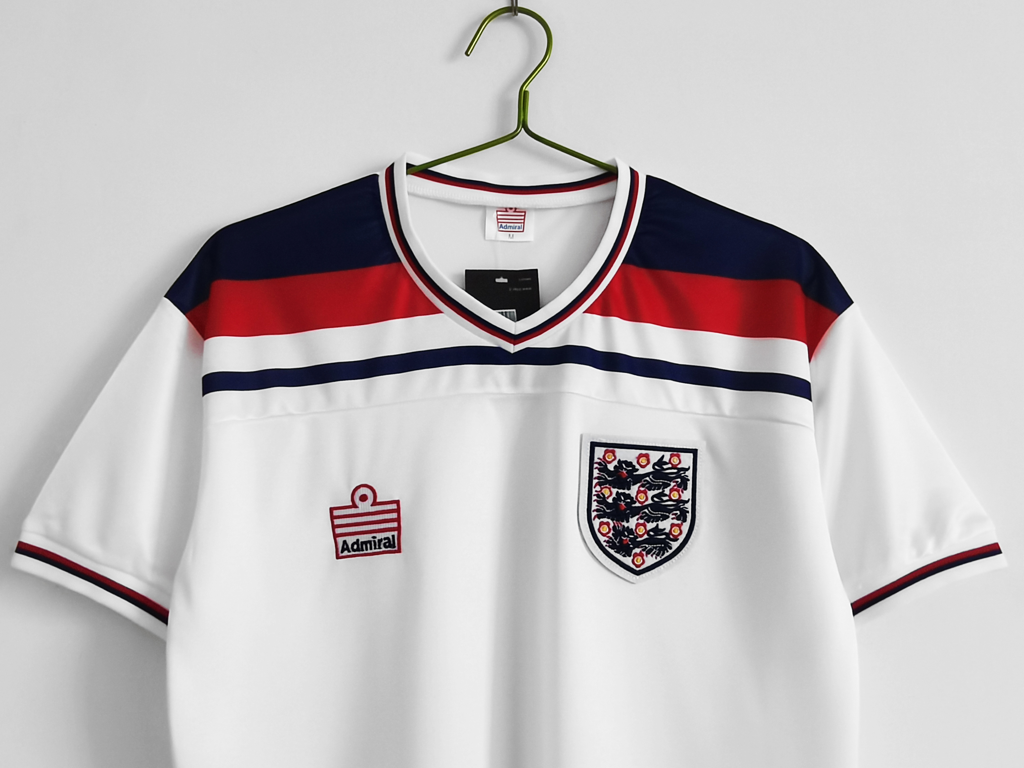 AlphaJersey-Retro England 1982 Home Stadium Jersey
