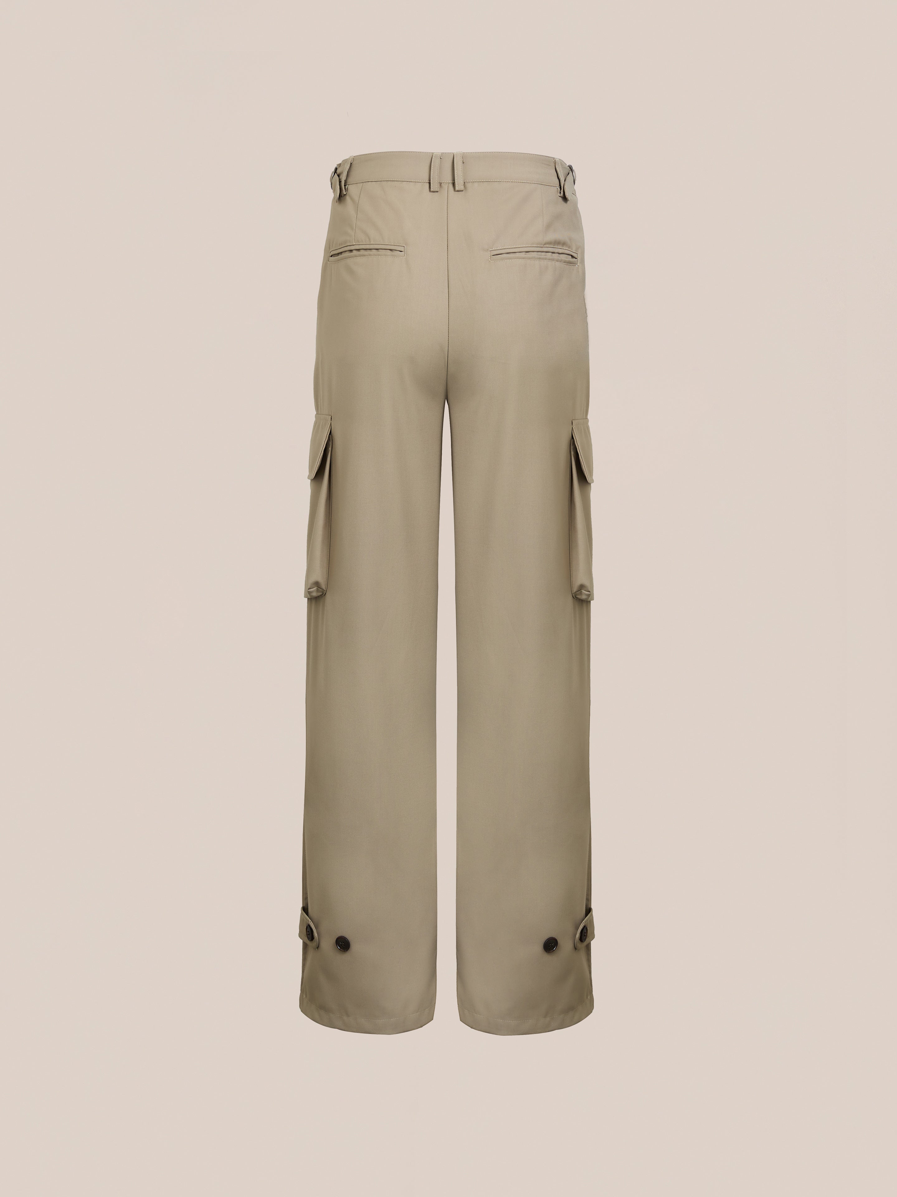 Hava Pleated Cargo Trousers | Modern Menswear by yycbvcnbmmnbm