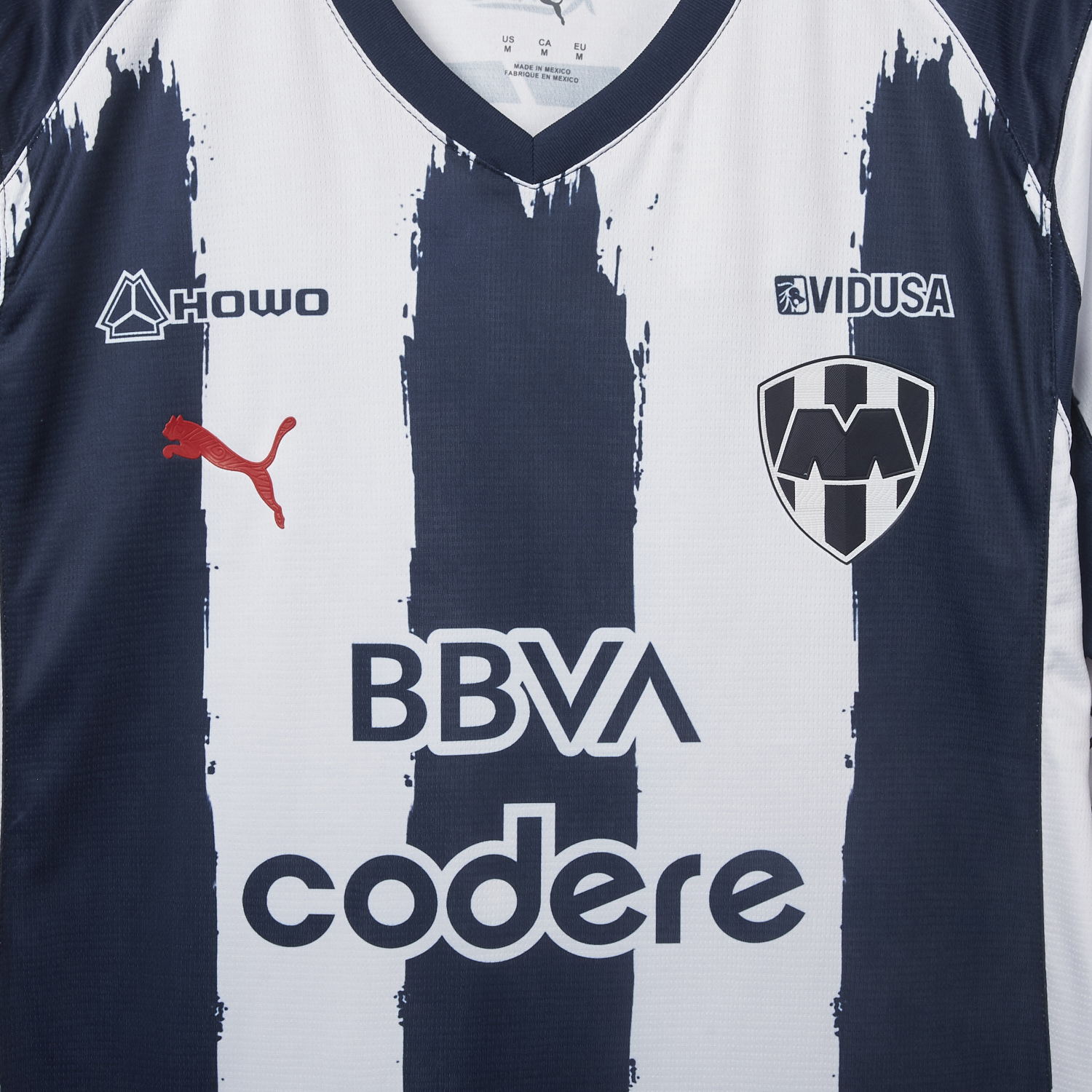 AlphaJersey-Rayados Monterrey 25-26 Home Stripes Jersey - Fans Version