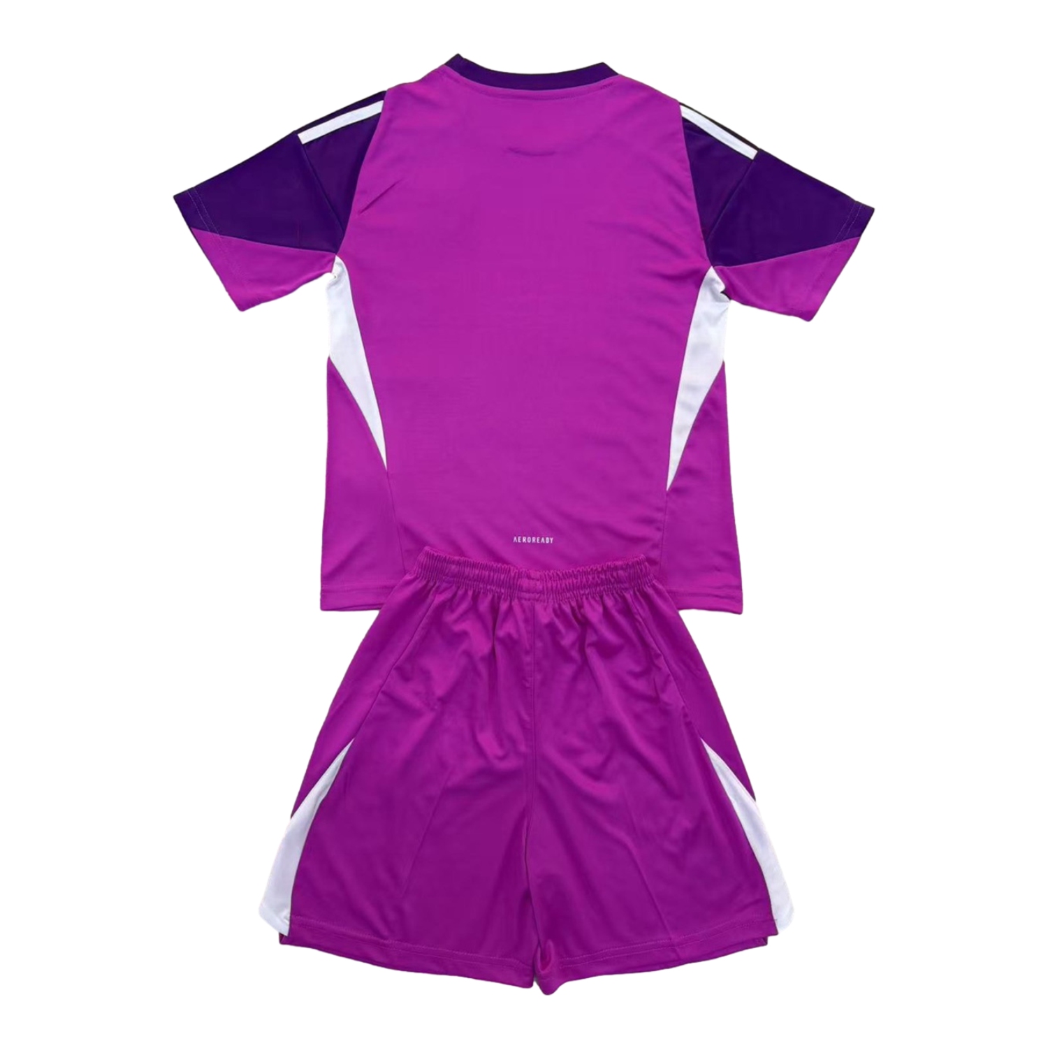 AlphaJersey-Real Madrid 25-26 Purple Goalkeeper Kids Kit