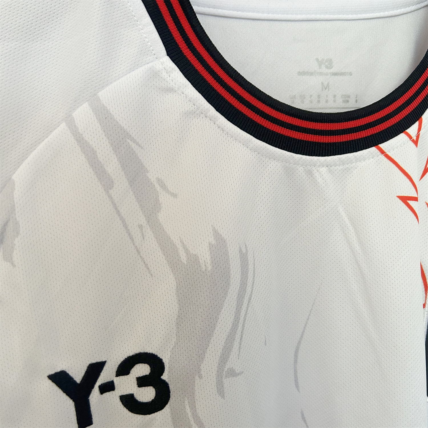 AlphaJersey-Japan 25-26 Y-3 Sunset Warrior and Crow White Special Jersey - Fans Version