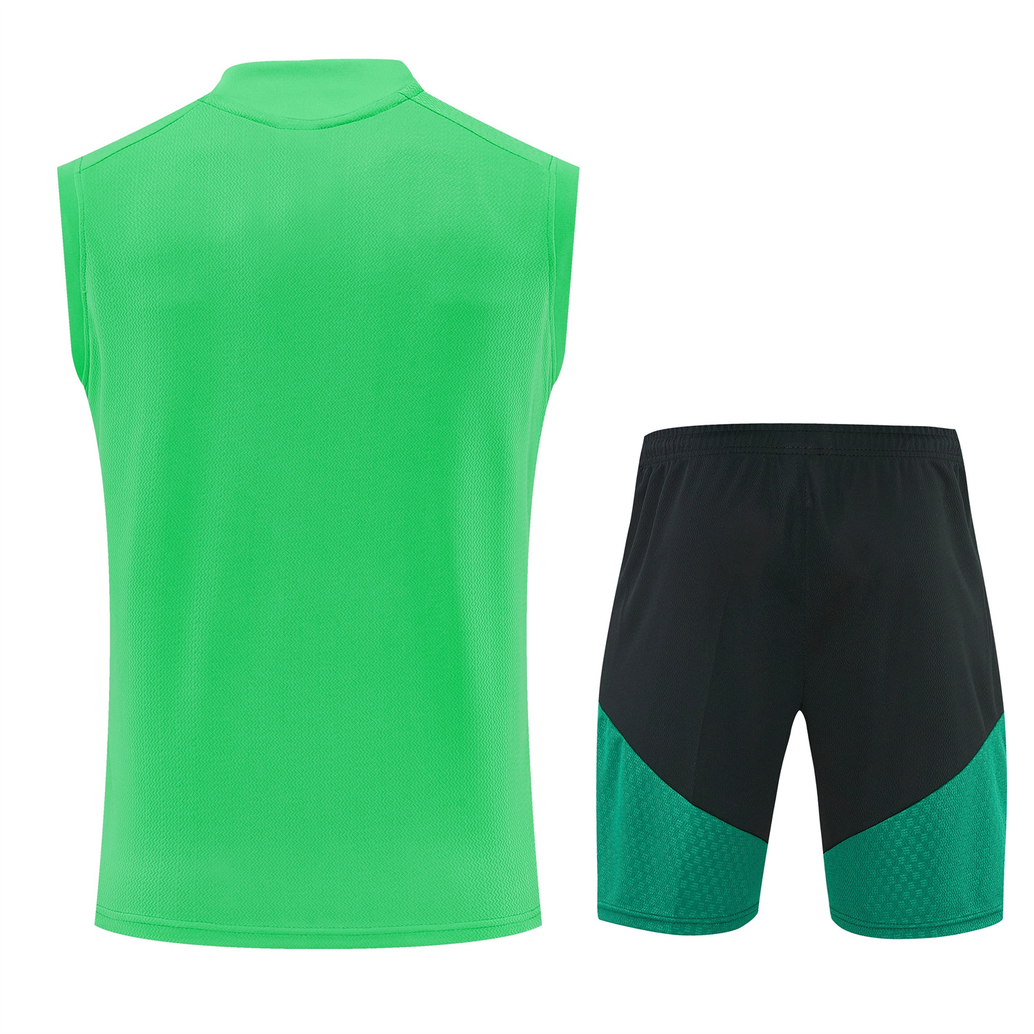 AlphaJersey-Mexico 2026 Vest Training Set - Green Vest and Black Shorts