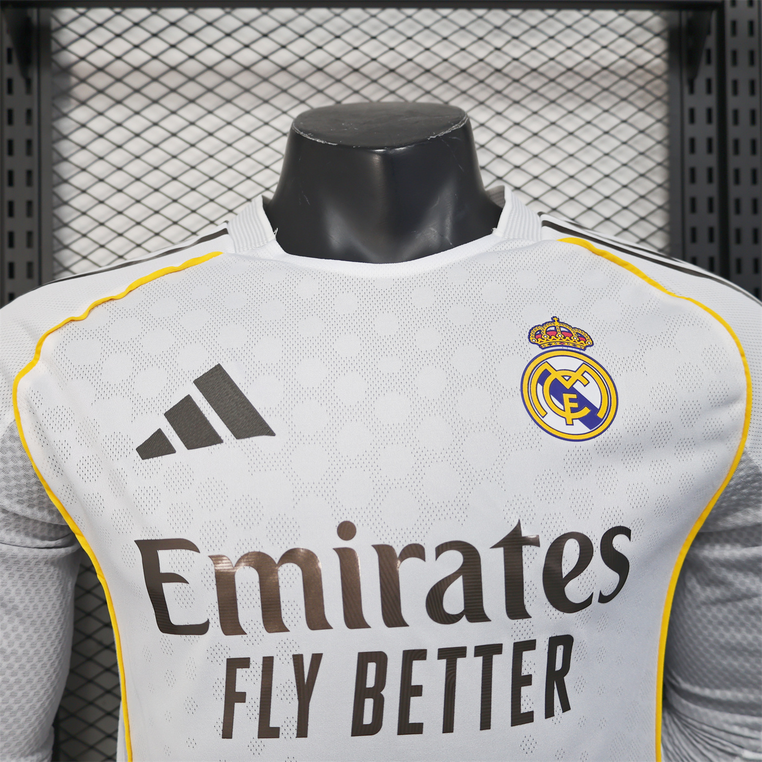 AlphaJersey-Real Madrid 25-26 Home Long Sleeves Jersey - Player Version