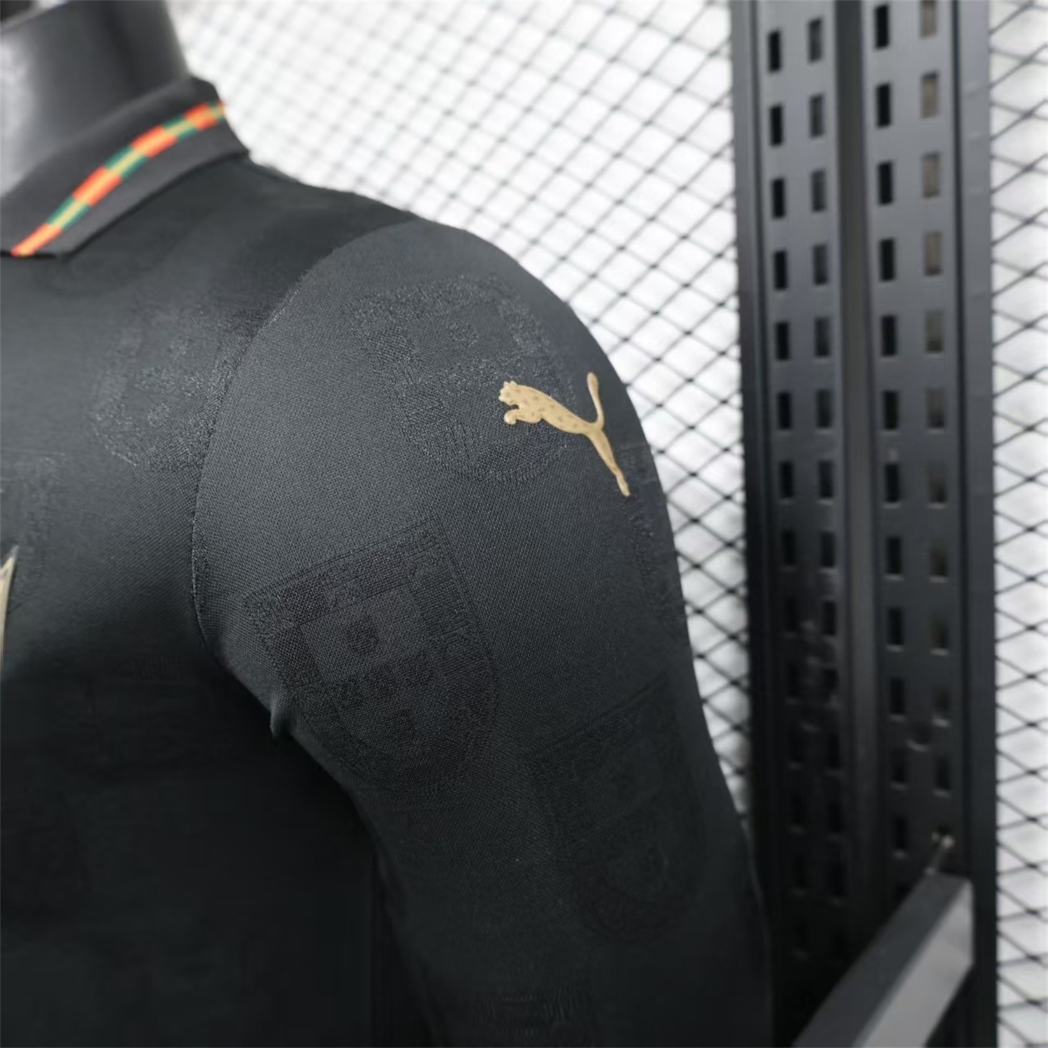 AlphaJersey-Portugal 2026 Away Black Long Sleeves Jersey - Player Version