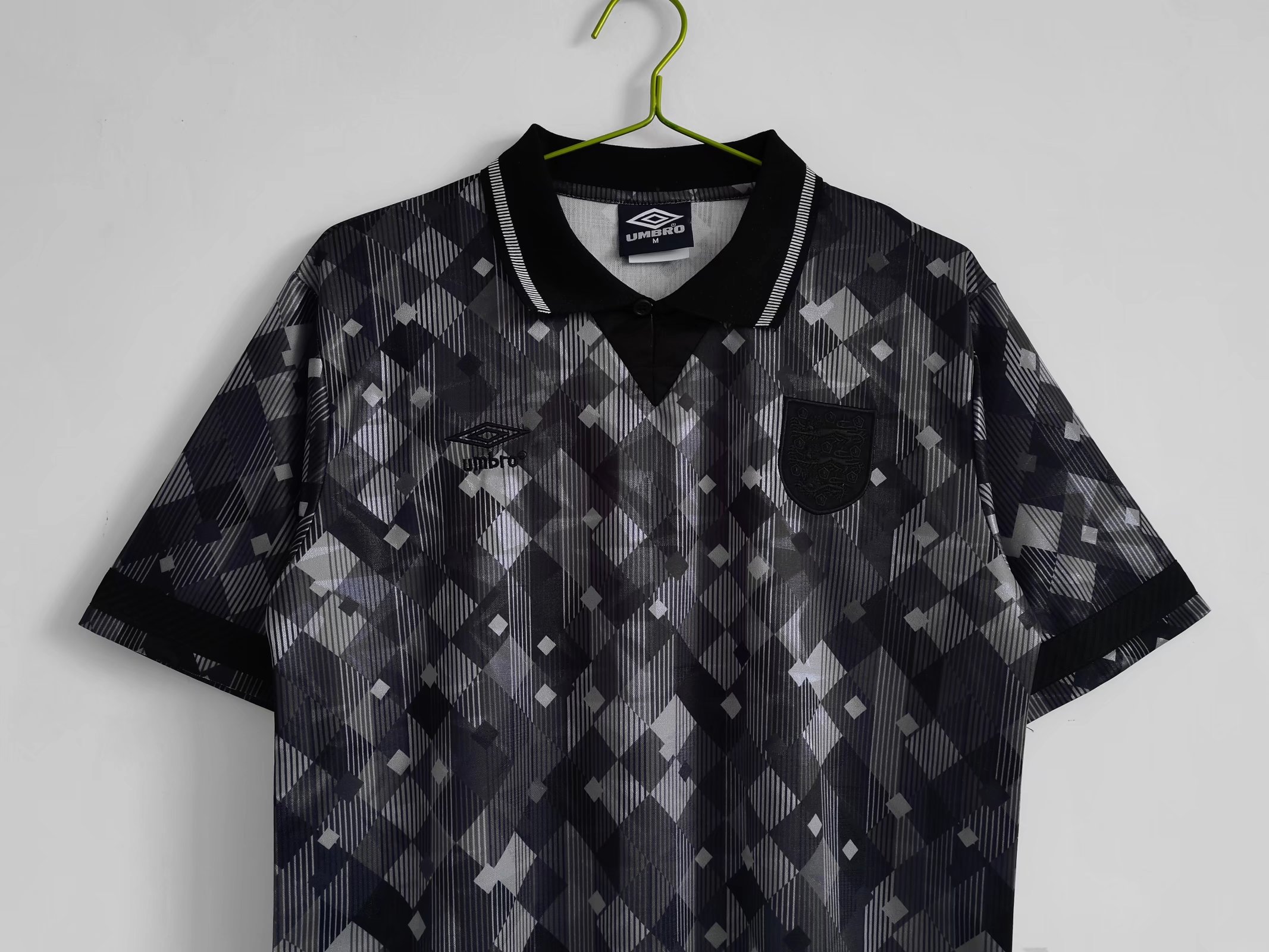AlphaJersey-Retro England 1990 Black Jersey