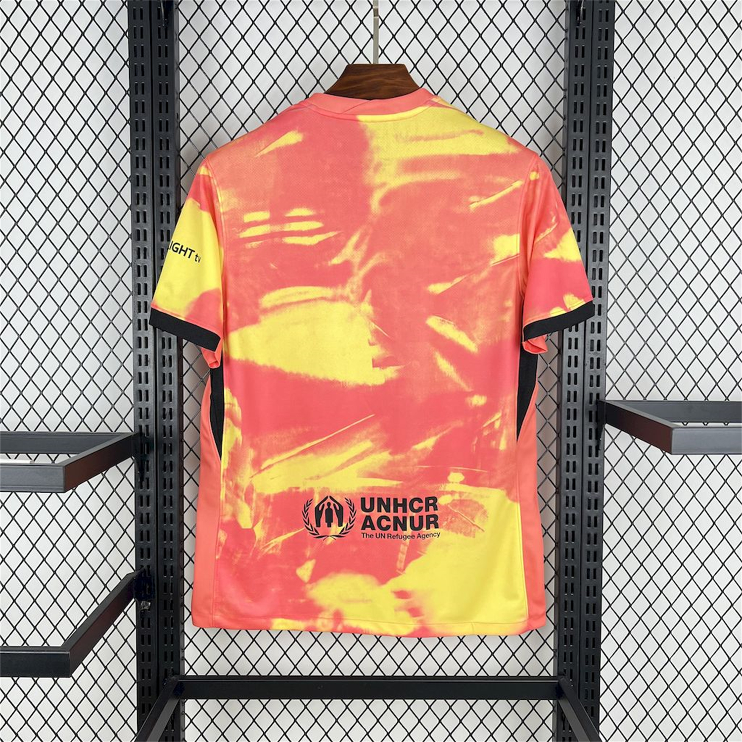 AlphaJersey-Barcelona 25-26 Yellow and Orange Camouflage Jersey - Fans Version