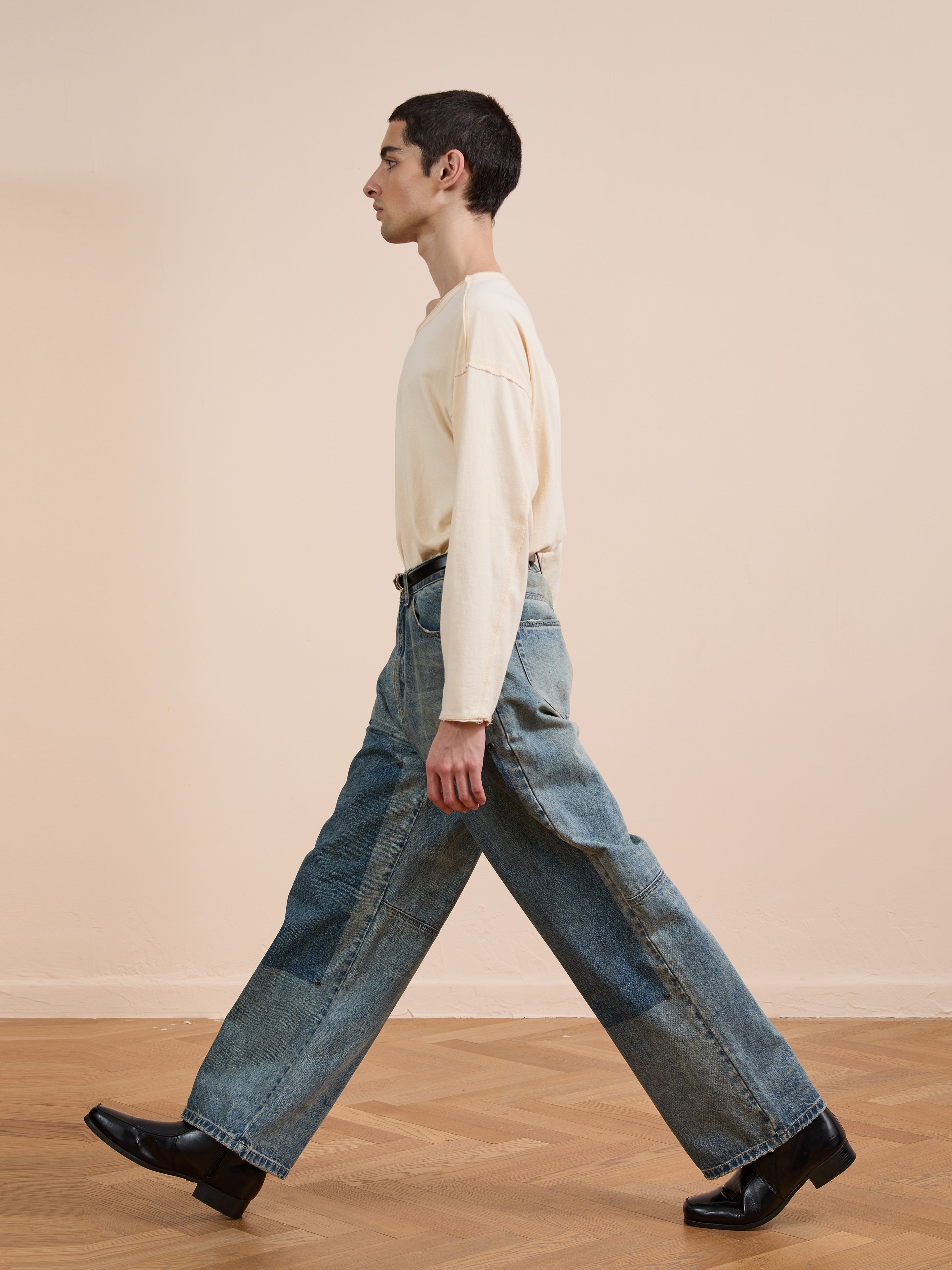 Double Knee Carpenter Jeans | Modern Menswear by yycbvcnbmmnbm
