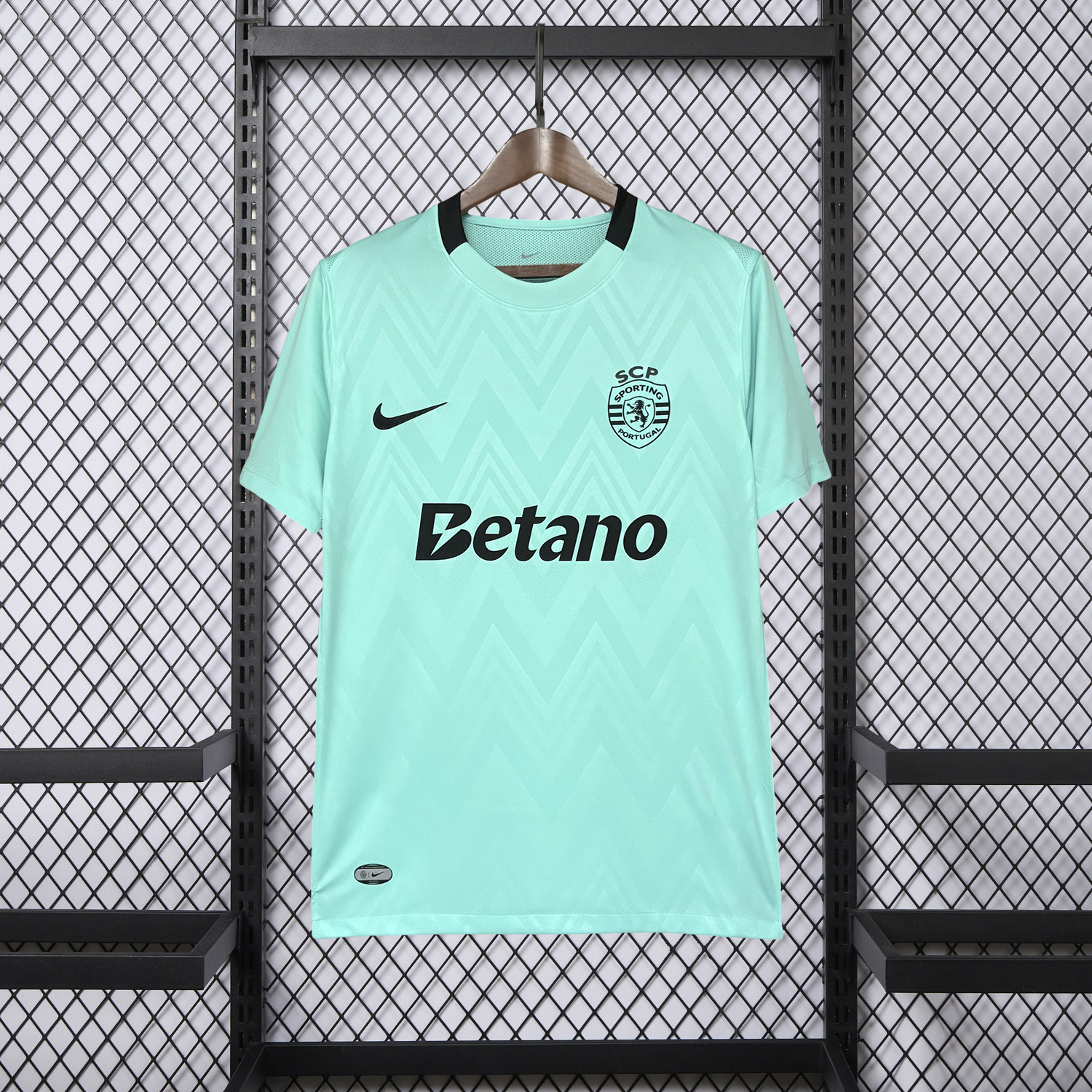 AlphaJersey-Sporting CP 25-26 Third Cyan Jersey - Fans Version