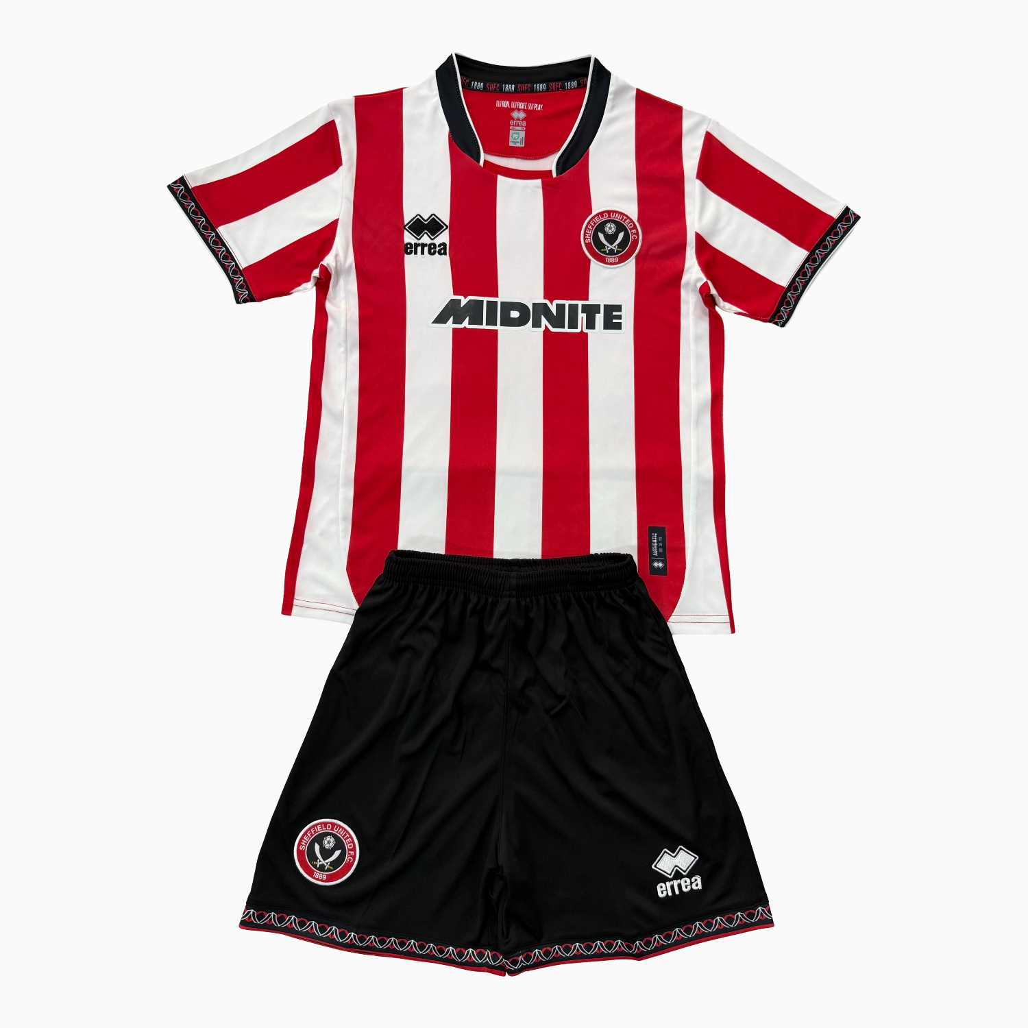 AlphaJersey-Sheffield United 25-26 Home Men's Adult Jersey Set - Fans Version