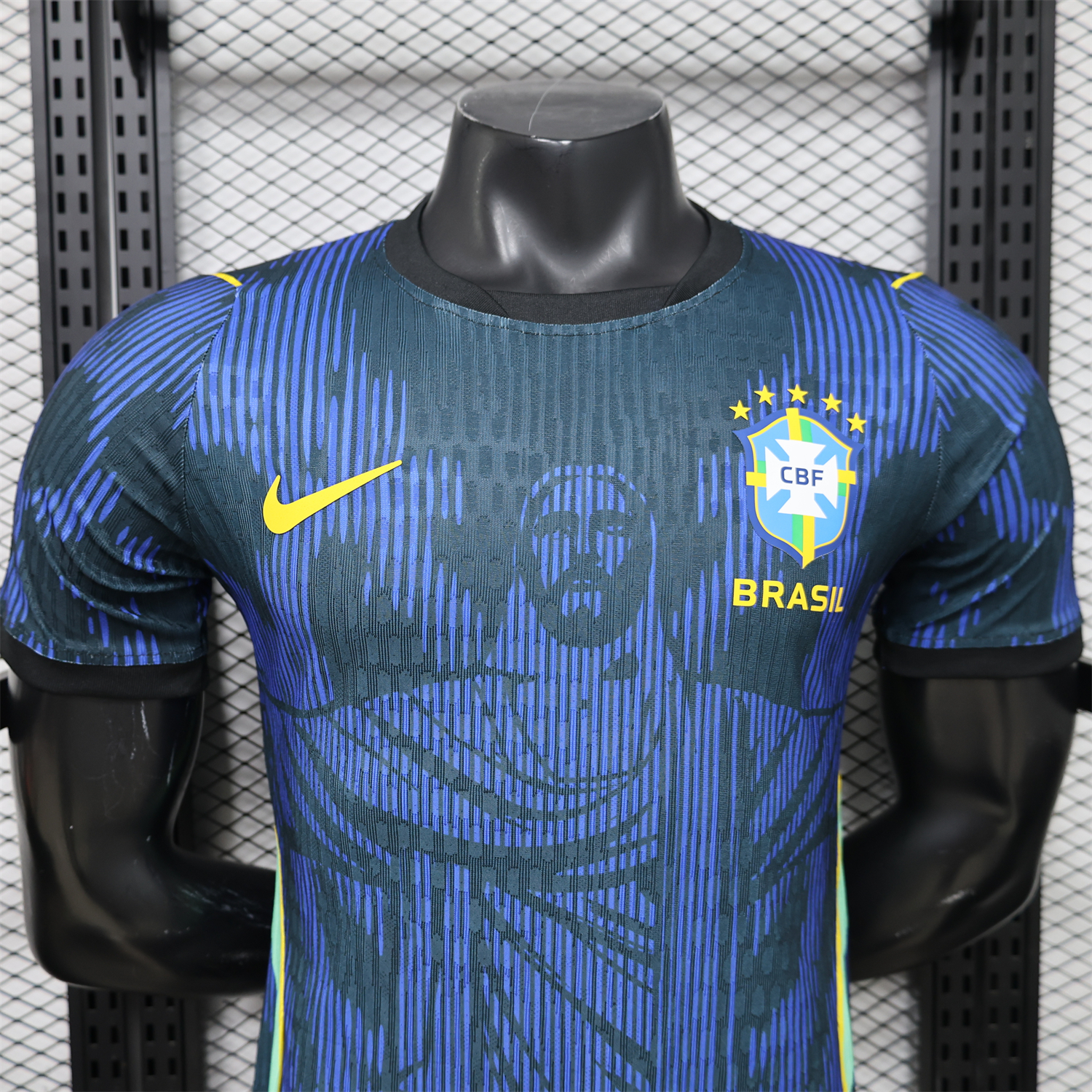 AlphaJersey-Brazil 2026 Jesus Blue Special Jersey - Player Version