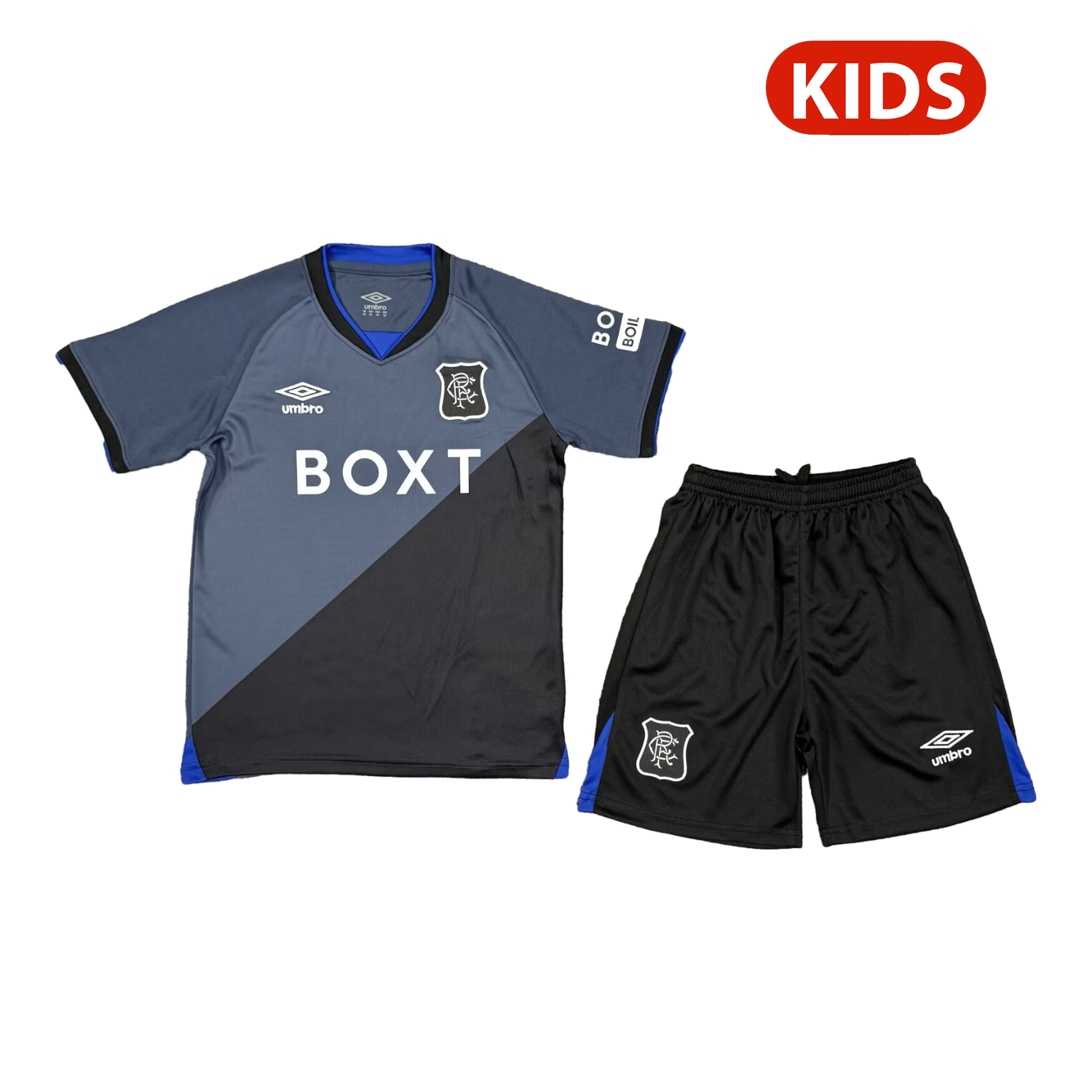 AlphaJersey-Glasgow Rangers 25-26 Third Kids Kit