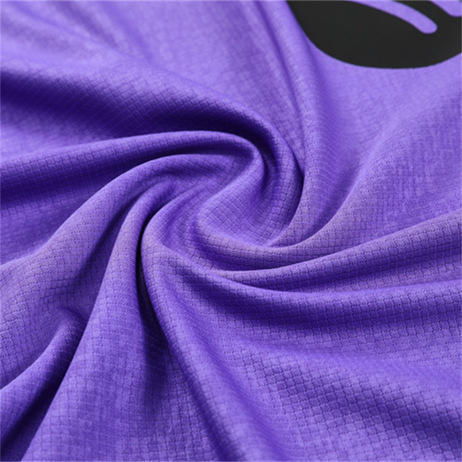 AlphaJersey-Barcelona 25-26 X KB Kids Short-Sleeve Training Set - Purple Top & Black Shorts